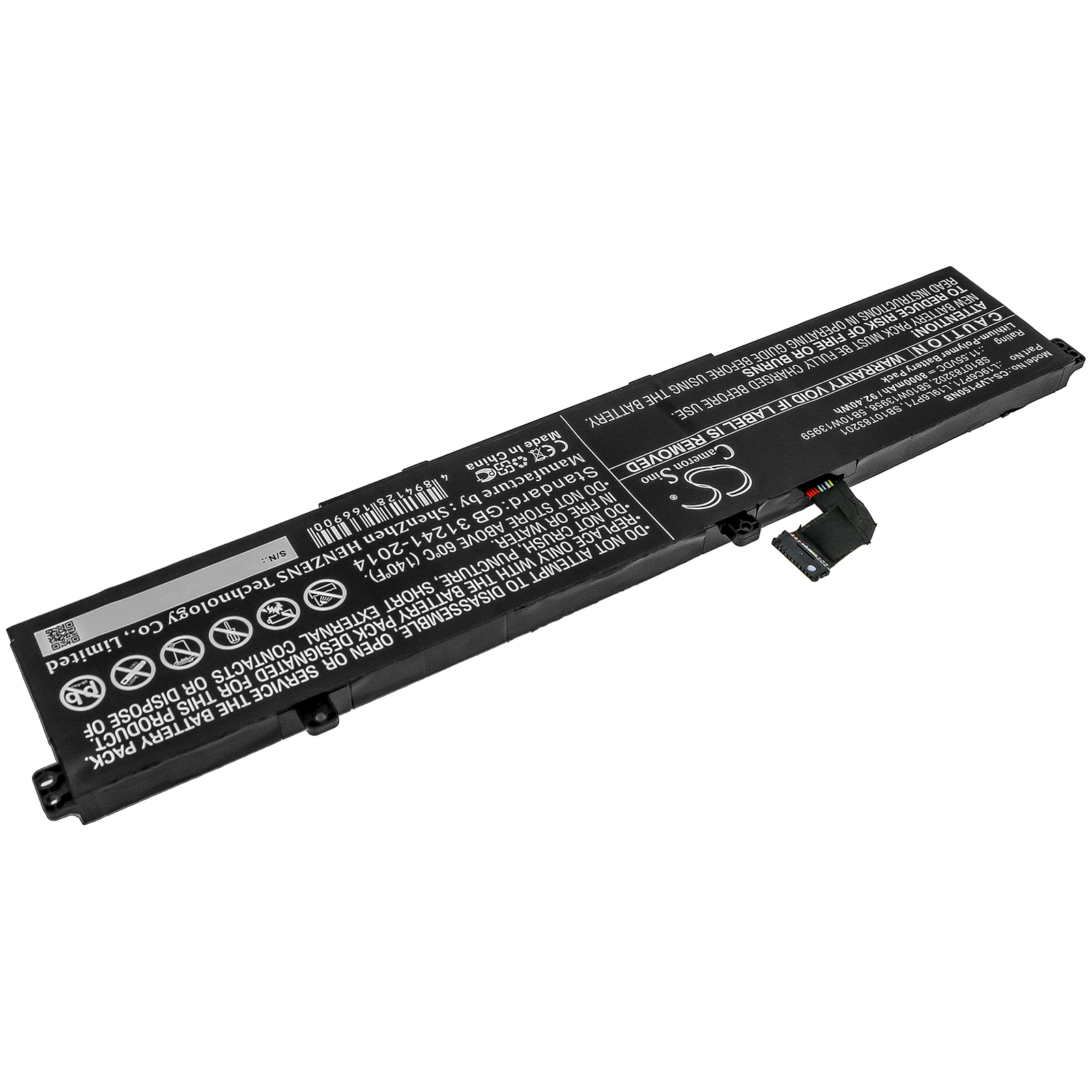 Акумулятор Lenovo ThinkPad P15, ThinkPad P15 Gen 1 20ST002DAU, ThinkPad P15 Gen 1 20ST002FAU, ThinkPad P15 Gen 1 20ST003XUS, ThinkPad P15 Gen 1 20ST0048US, ThinkPad P15 Gen 1 20ST004DUS, ThinkPad P15 Gen 1 20ST004HUS, ThinkPad P15 Gen 1 20ST0055AU, - Зображення 2