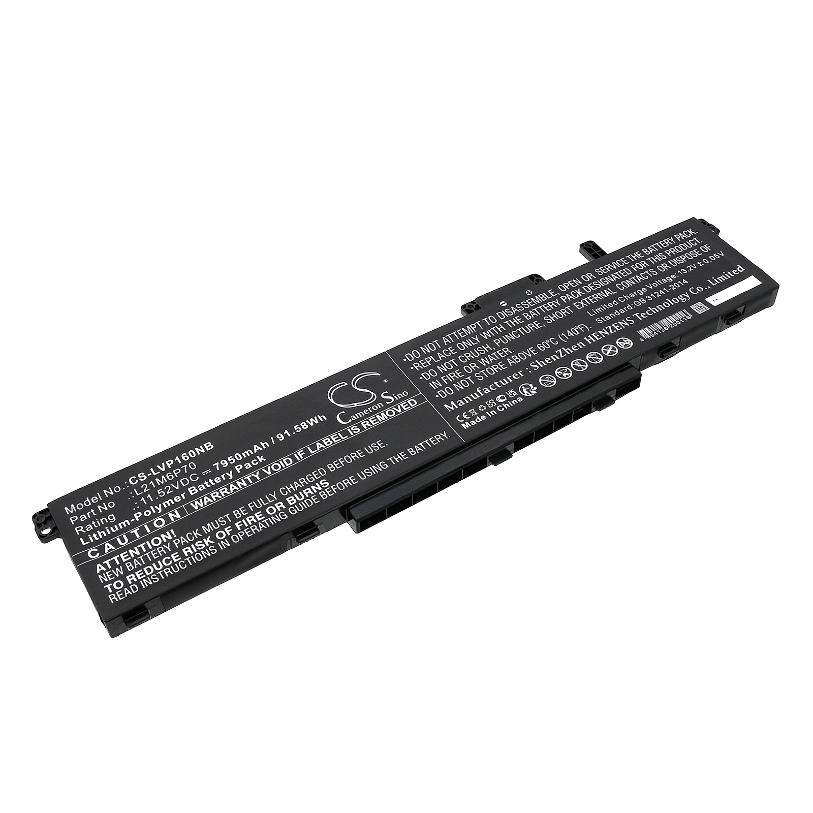 Акумулятор Lenovo ThinkPad P16 00CD 2022, ThinkPad P16 Gen1, ThinkPad P16 Gen1 2022