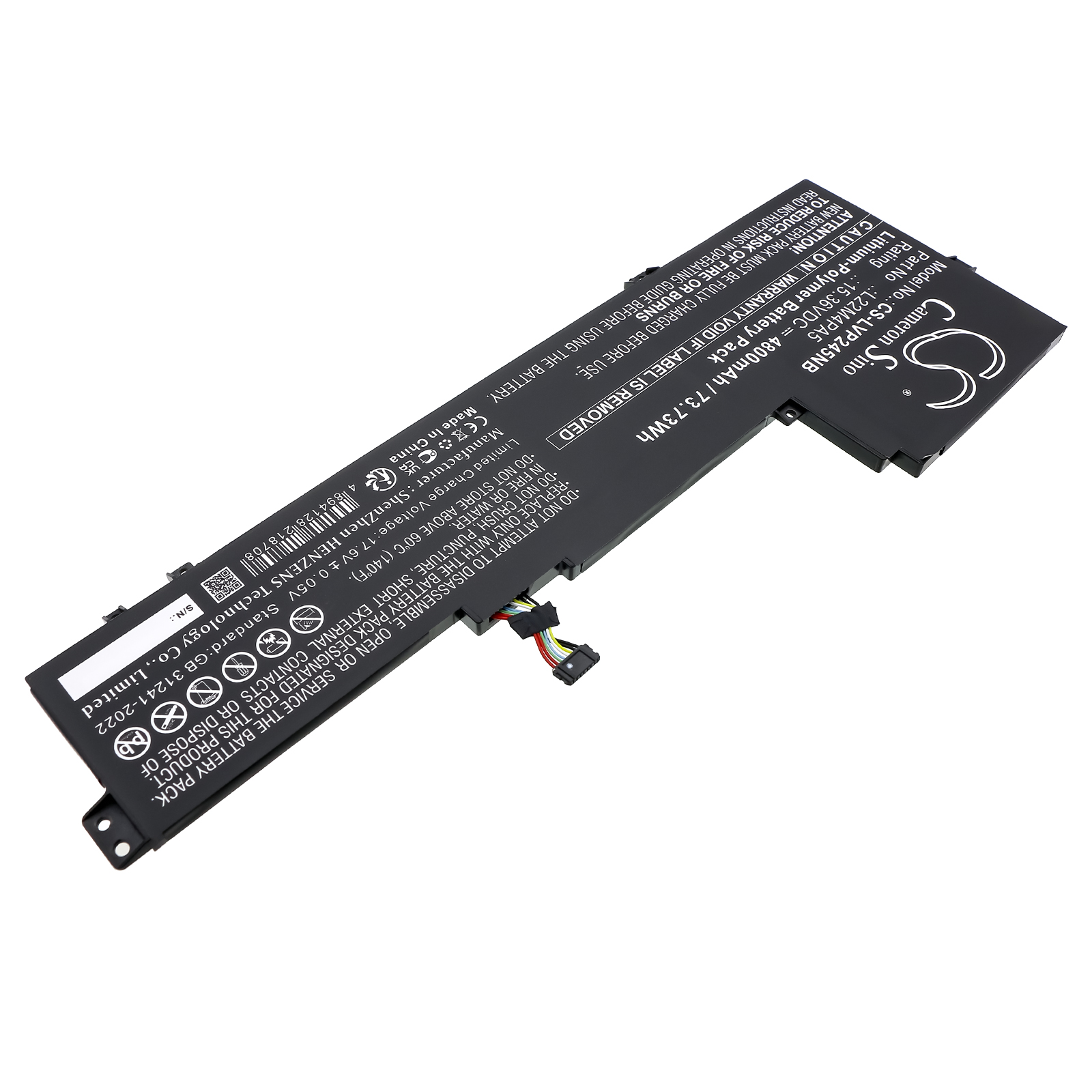 Акумулятор Lenovo IdeaPad Slim 5 16ABR8, IdeaPad Slim 5 16ABR8 82XG0001, IdeaPad Slim 5 16ABR8 82XG0002, IdeaPad Slim 5 16ABR8 82XG0003, IdeaPad Slim 5 16ABR8 82XG0004, IdeaPad Slim 5 16ABR8 82XG0005, IdeaPad Slim 5 16ABR8 82XG0006, IdeaPad Slim 5 - Зображення 2