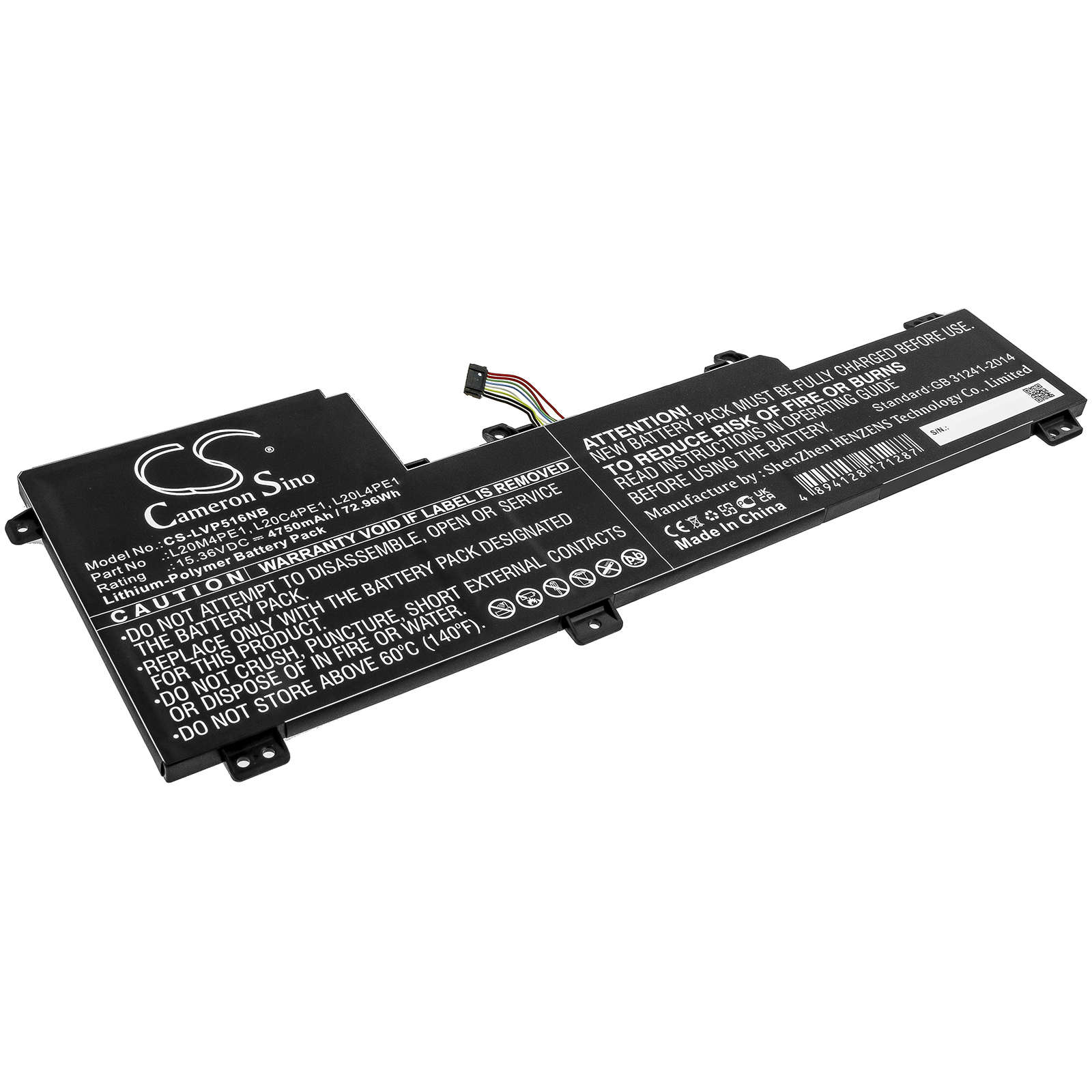 Акумулятор Lenovo IdeaPad 5 Pro, IdeaPad 5 Pro-16ACH6, IdeaPad 5 Pro-16ACH6(82L5), IdeaPad 5 Pro-16IHU6, IdeaPad 5 Pro-16IHU6(82L9), IdeaPad Creator 5-16ACH6(82L6), Xiaoxin Pro 16