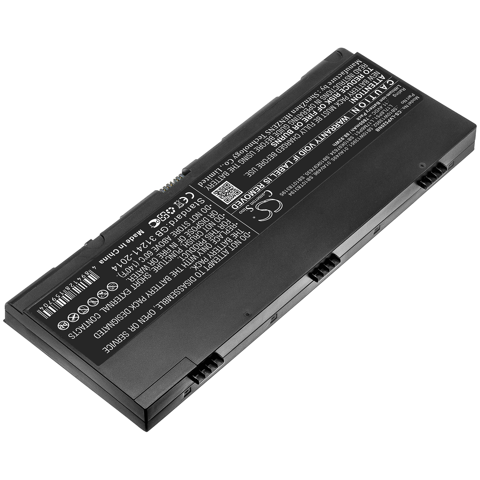 Акумулятор Lenovo Thinkpad P52, ThinkPad P52 C00, ThinkPad P52 K00, ThinkPad P52 L00, ThinkPad P52 M00, ThinkPad P52 N00, ThinkPad P52 P00, ThinkPad P52 R00, ThinkPad P52 W00, ThinkPad P52(20M9A000CD), ThinkPad P52(20M9A001CD), ThinkPad - Зображення 2