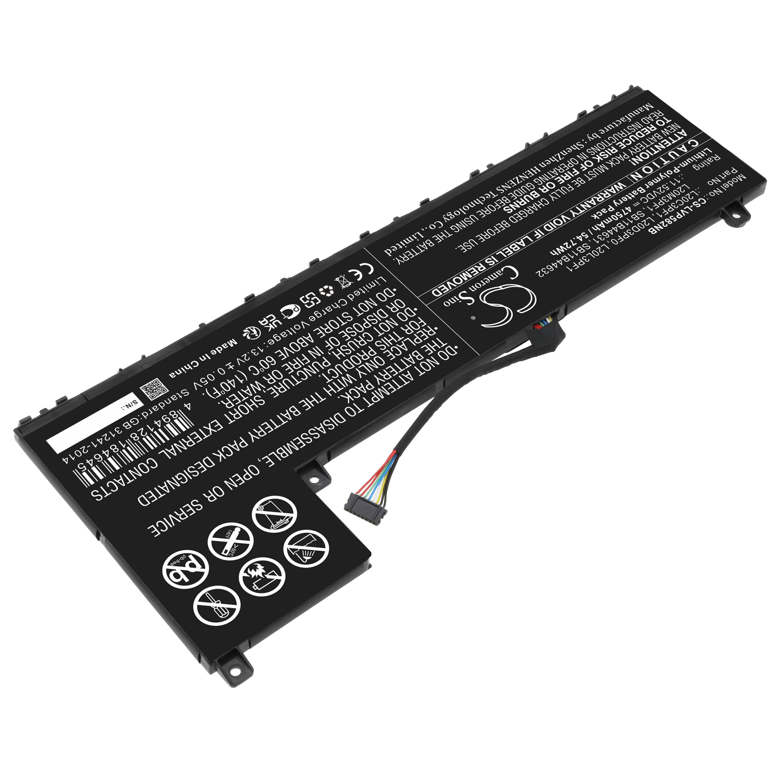 Акумулятор Lenovo IdeaPad 5 Pro 14ACN6 82L50098T, IdeaPad 5 Pro 14ACN6 82L7000TR, IdeaPad 5 Pro 14ACN6 82L7001GH, IdeaPad 5 Pro 14ACN6 82L70035T, IdeaPad 5 Pro 14ACN6 82L7003AG, IdeaPad 5 Pro 14ACN6 82L7003TT, IdeaPad 5 Pro 14ACN6 82L7004VC, IdeaPad - Зображення 2