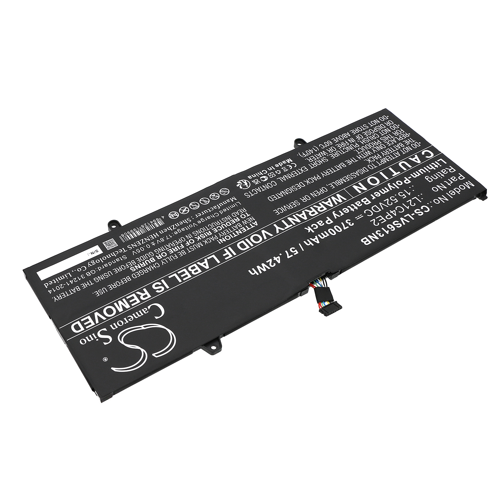 Акумулятор Lenovo Yoga 6 13ABR8 83B20002SB, Yoga 6 13ABR8 83B20004TW, Yoga 6 13ABR8 83B20009SB, Yoga 6 13ABR8 83B2000DHH, Yoga 6 13ABR8 83B2000FHH, Yoga 6 13ABR8 83B2000LTW, Yoga 6 13ABR8 83B2000NKR, Yoga 6 13ABR8 83B2000QKR, Yoga 6 13ABR8 - Зображення 2