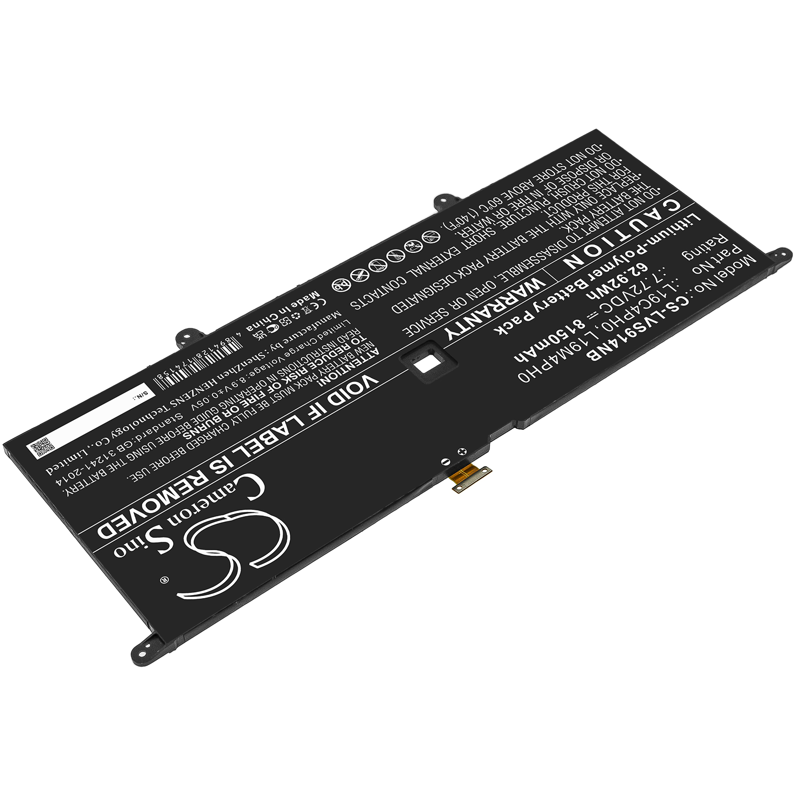 Акумулятор Lenovo Yoga Slim 9 14ITL5 82D10000UK, Yoga Slim 9 14ITL5 82D10001UK, Yoga Slim 9 14ITL5 82D10004PH, Yoga Slim 9 14ITL5 82D10005PH, Yoga Slim 9 14ITL5 82D10006JP, Yoga Slim 9 14ITL5 82D10008AX, Yoga Slim 9 14ITL5 82D10009JP, Yoga Slim 9 - Зображення 2