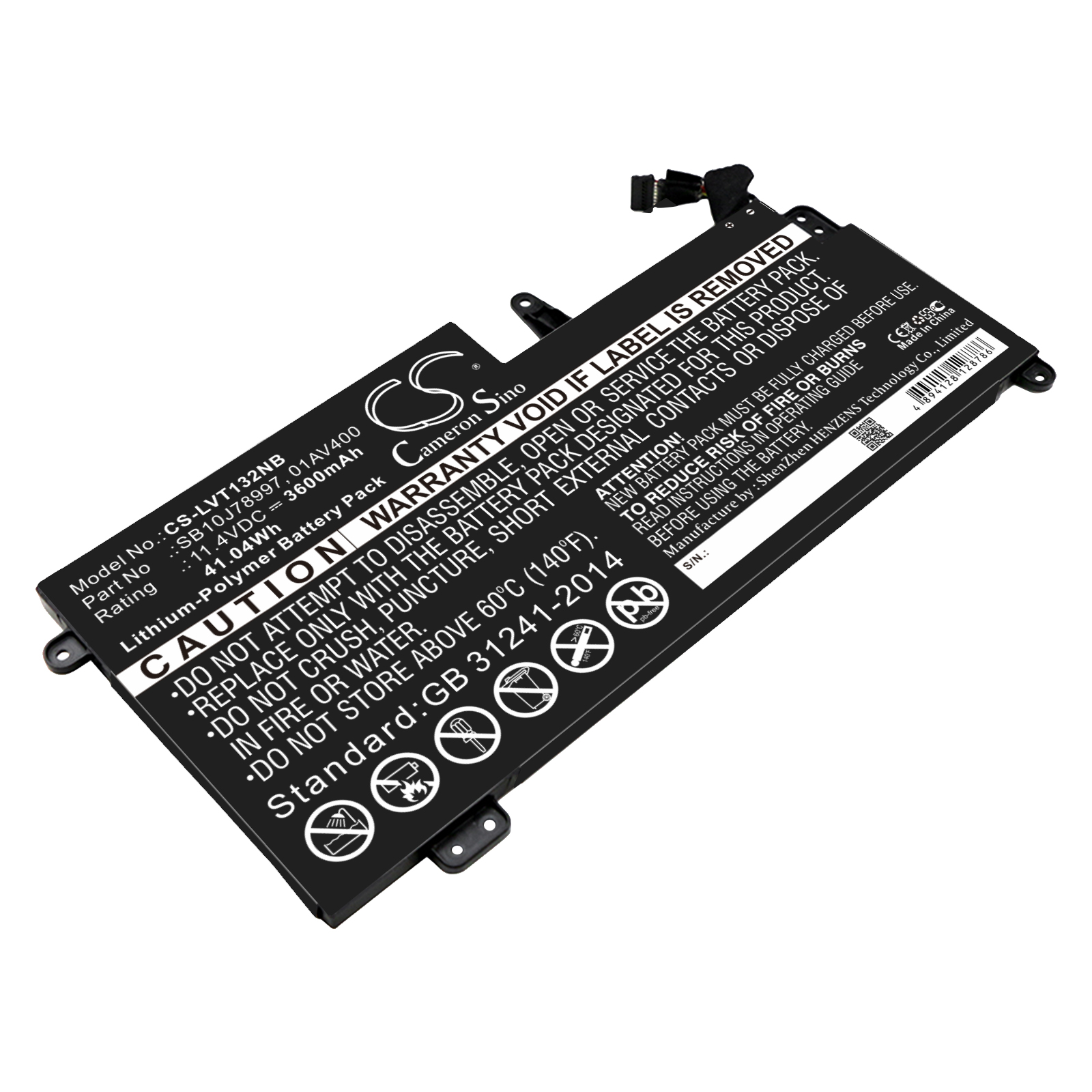 Акумулятор Lenovo 20GJ-006JSP, Lenovo Think Pad 13 (20GJS0250, Lenovo ThinkPad S2 20GKS06300, Thinkpad 13, ThinkPad 13 (20GL0000US), ThinkPad 13 20GL0000US, ThinkPad 13 Chromebook, Thinkpad S2, ThinkPad S2 2018, ThinkPad S2 2018(0PCD), ThinkPad S2