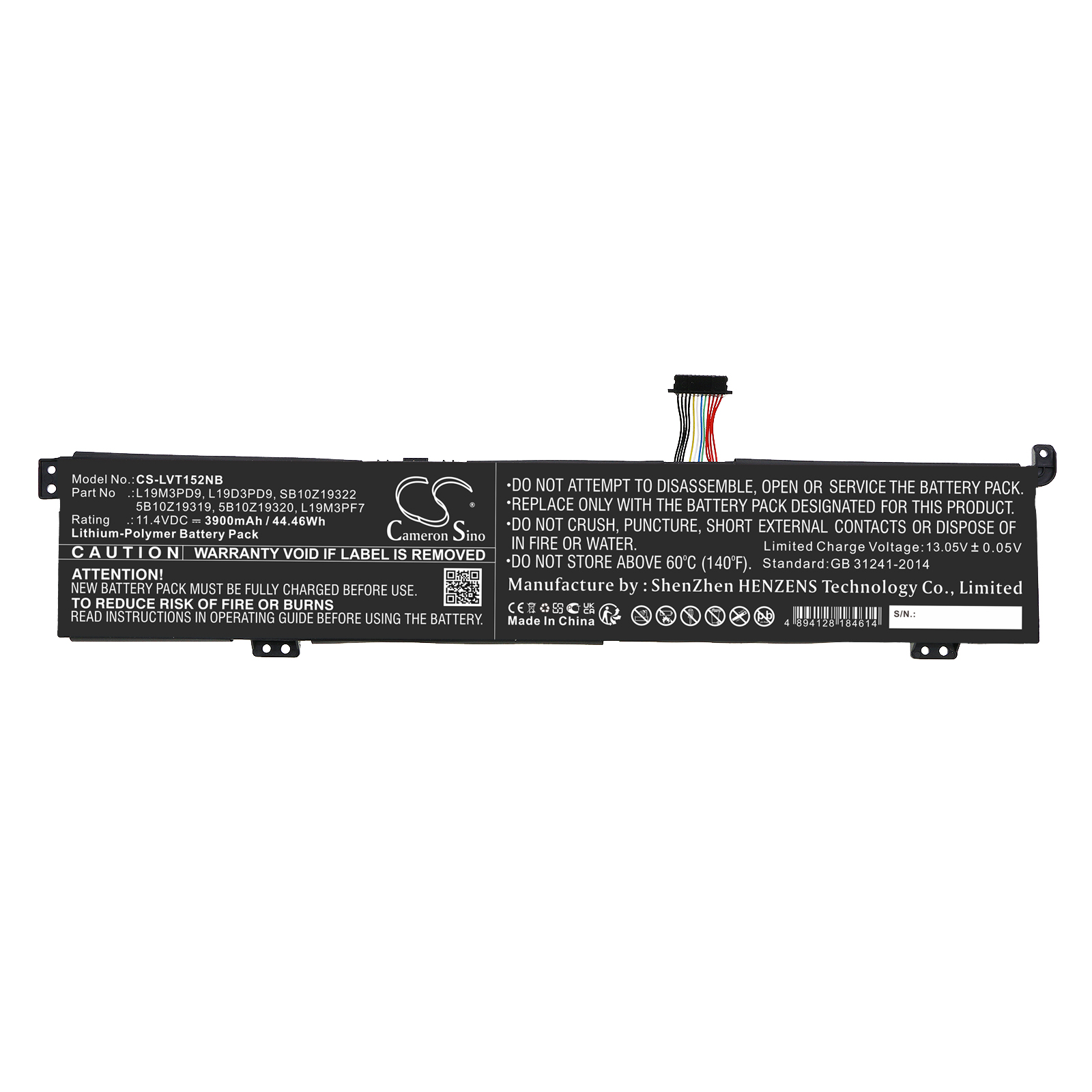 Акумулятор Lenovo ThinkBook 15p 20V30006FE, ThinkBook 15p 20V30006UK, ThinkBook 15p 20V30007DT, ThinkBook 15p 20V30007GM, ThinkBook 15p 20V30007MH, ThinkBook 15p 20V30007PK, ThinkBook 15p 20V30008AX, ThinkBook 15p 20V30008IW, ThinkBook 15p - Зображення 3