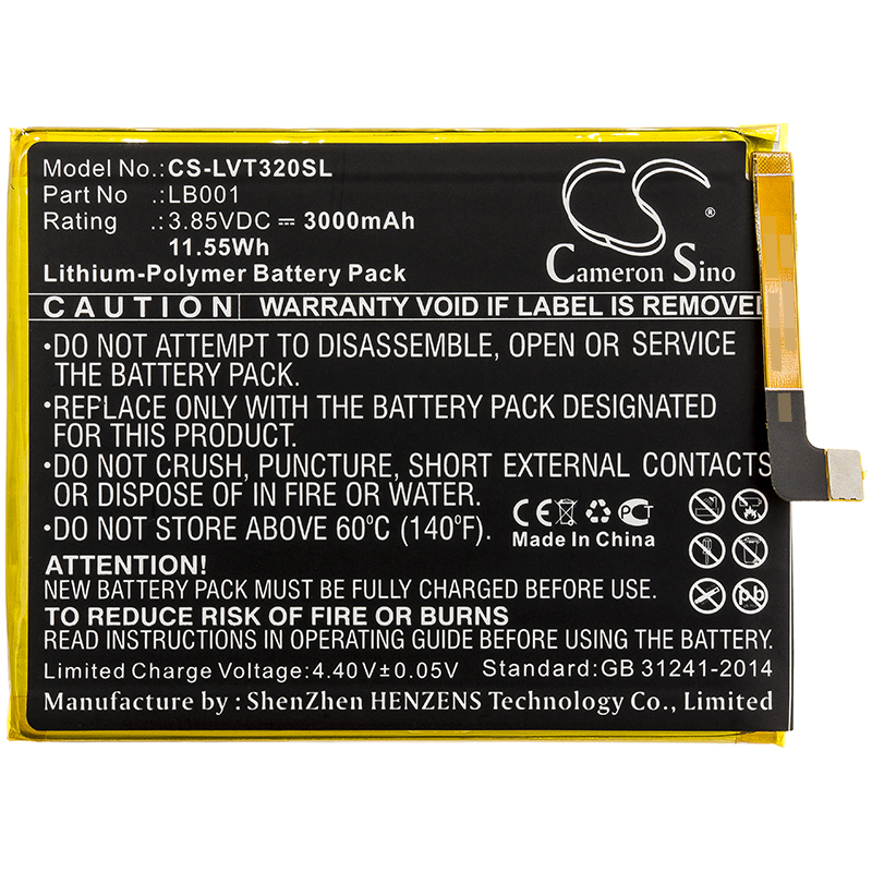 Акумулятор Lenovo K320T, PABY0001CN - Зображення 3