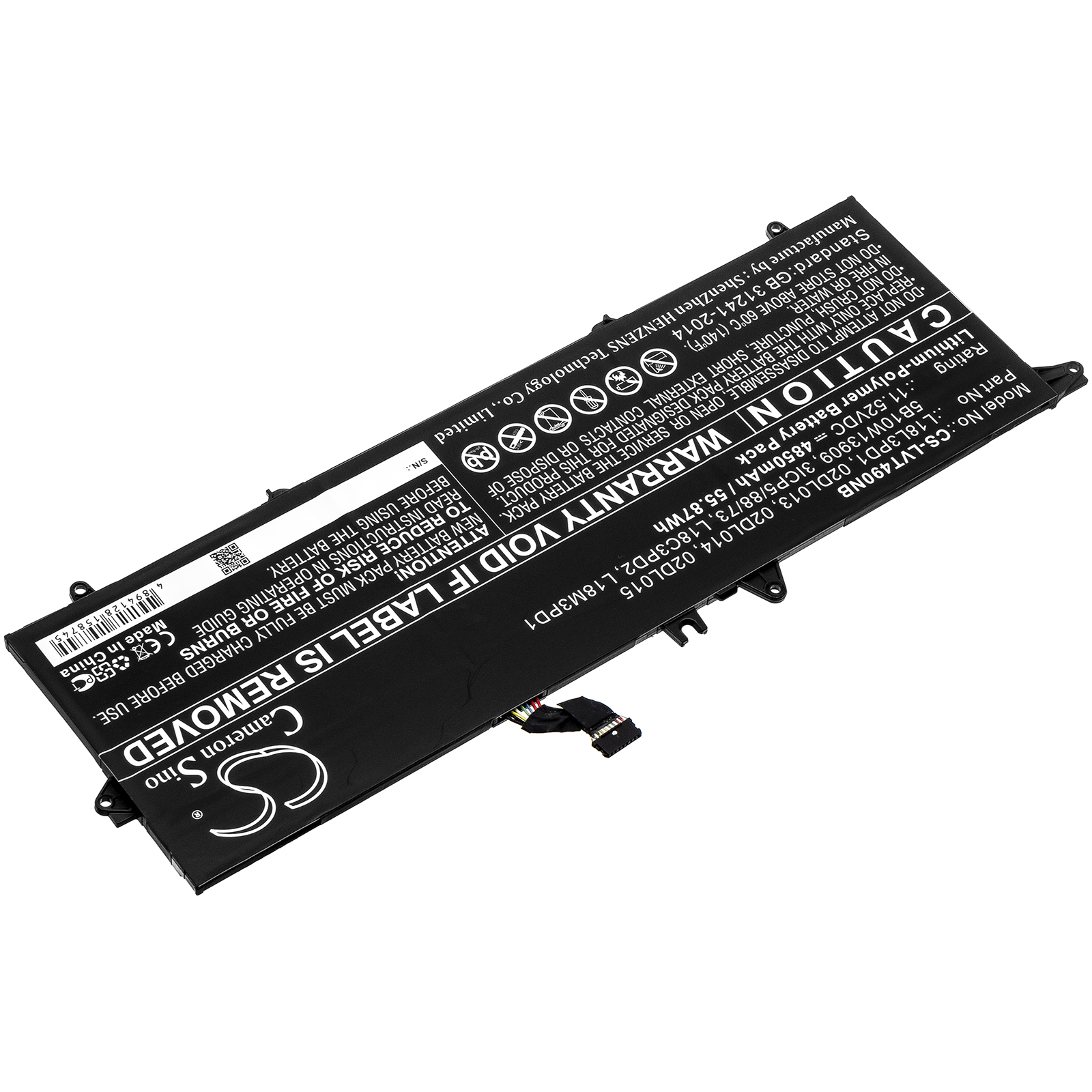 Акумулятор Lenovo T490s 20NX001FCD, ThinkPad T490s, ThinkPad T490s(20NX000RCD), ThinkPad T490s(20NX0015CD), ThinkPad T490s-20NYS02A00, ThinkPad T495s, ThinkPad T495s-20QKS01E00 - Зображення 2