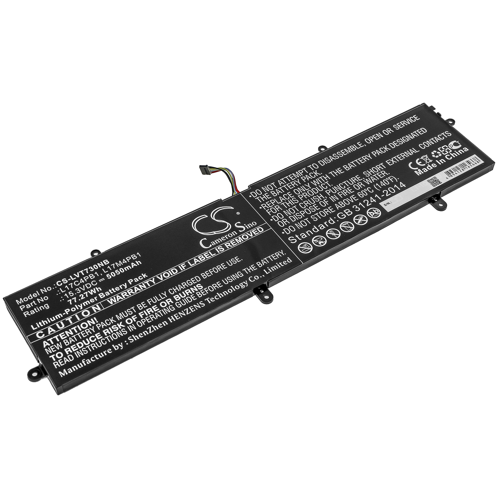 Акумулятор Lenovo 720S-15, Ideapad 720s touch-15ikb, IdeaPad 720S-15, Ideapad 720s-15 81ac, Ideapad 720s-15 81cr, IdeaPad 720S-15IKB, IdeaPad 720S-15IKB (81AC0034GE, IdeaPad 720S-15IKB(81AC), IdeaPad 720S-15IKB(81AC001AGE), IdeaPad