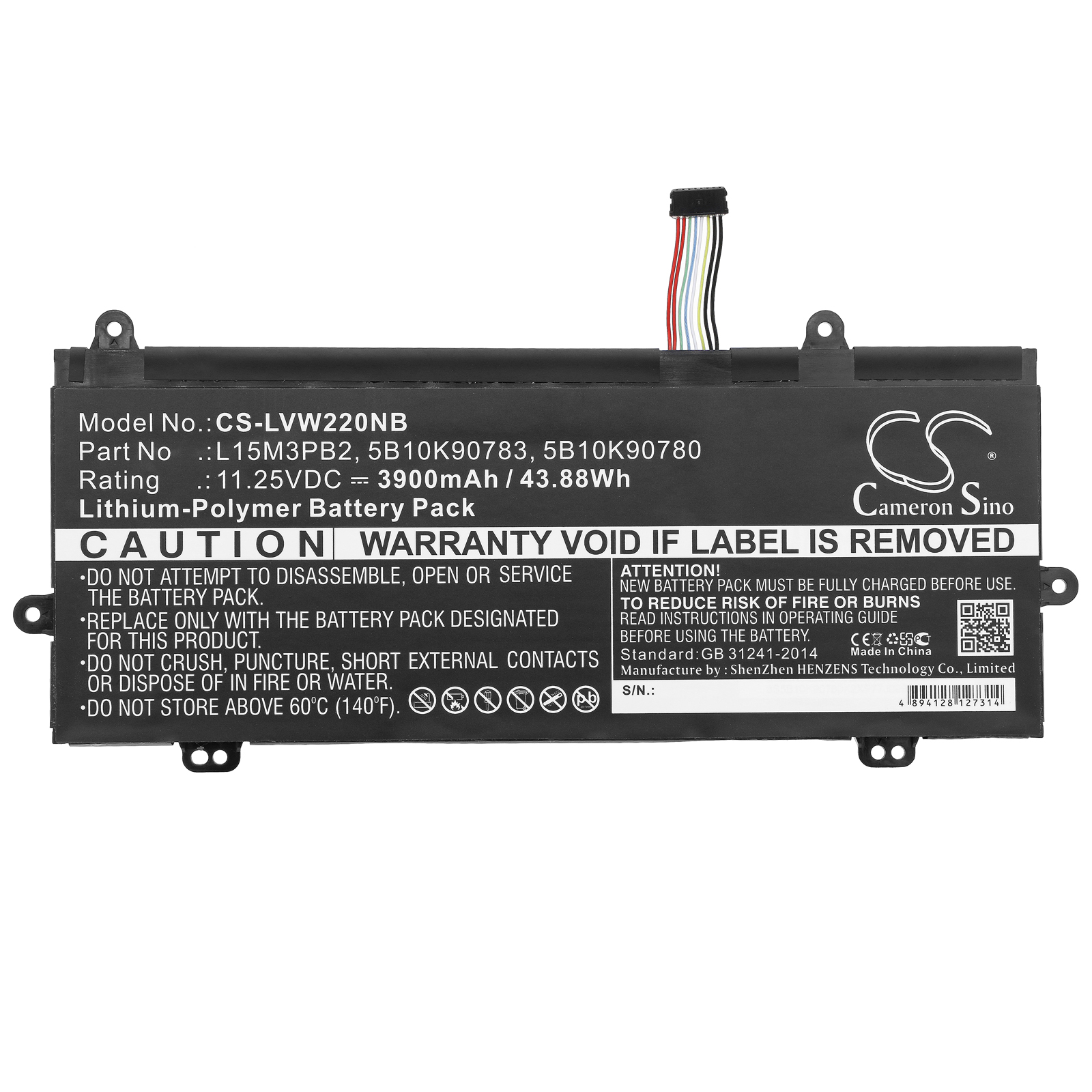 Акумулятор Lenovo 80SF0000US, IdeaPad 11.6" N22, iDeapad N22, iDeapad N22 80S6, N22 Winbook - Зображення 3