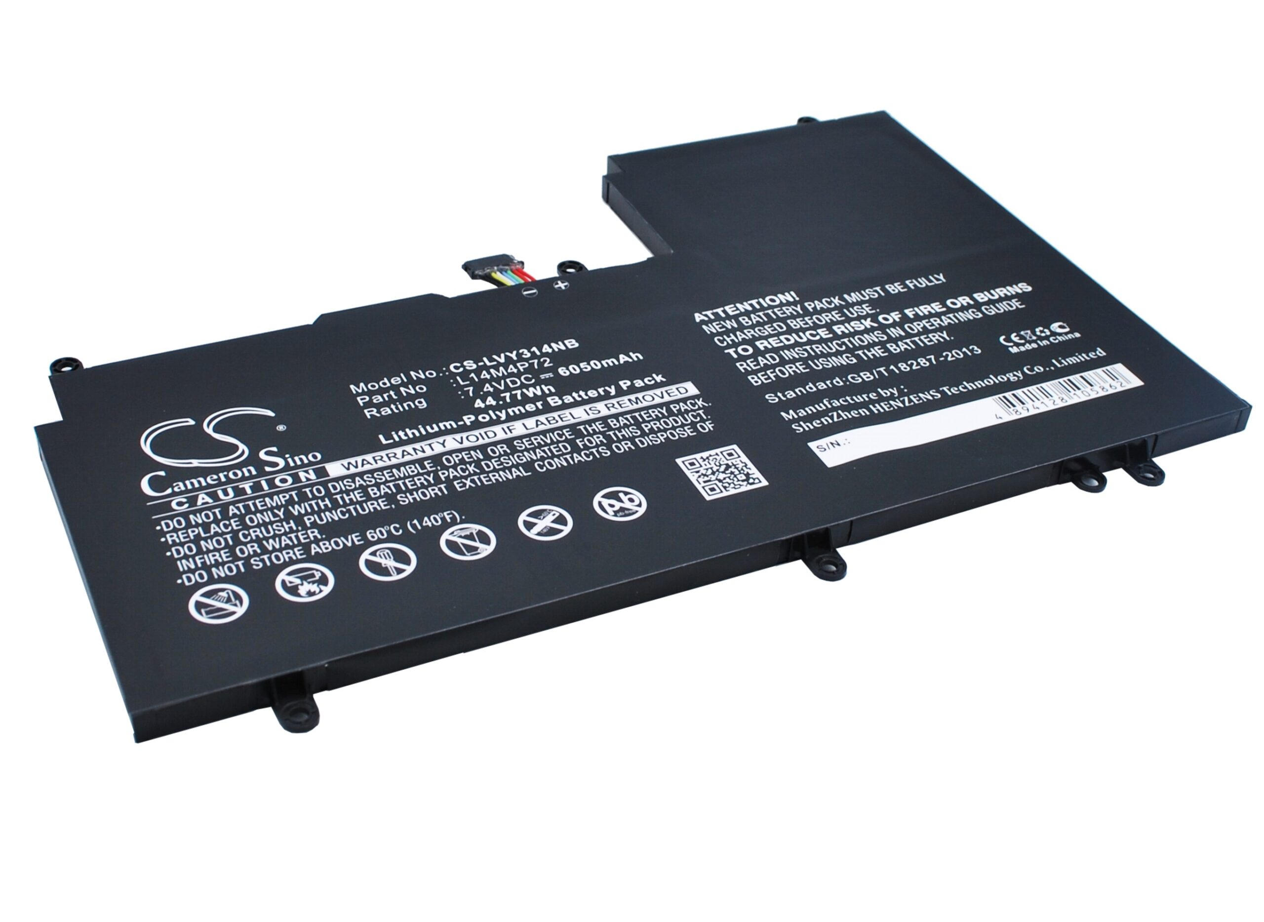 Акумулятор Lenovo Yoga 3 14, Yoga 3 1470, Yoga 700 14ISK, Yoga 700-14ISK, Yoga 700-14ISK(80QD), Yoga 700-14ISK(80QD006TGE), Yoga 700-14ISK(80QD006UGE), Yoga 700-14ISK(80QD006VGE), Yoga 700-14ISK(80QD0072GE), Yoga 700-14ISK(80QD008EGE), Yoga - Зображення 3
