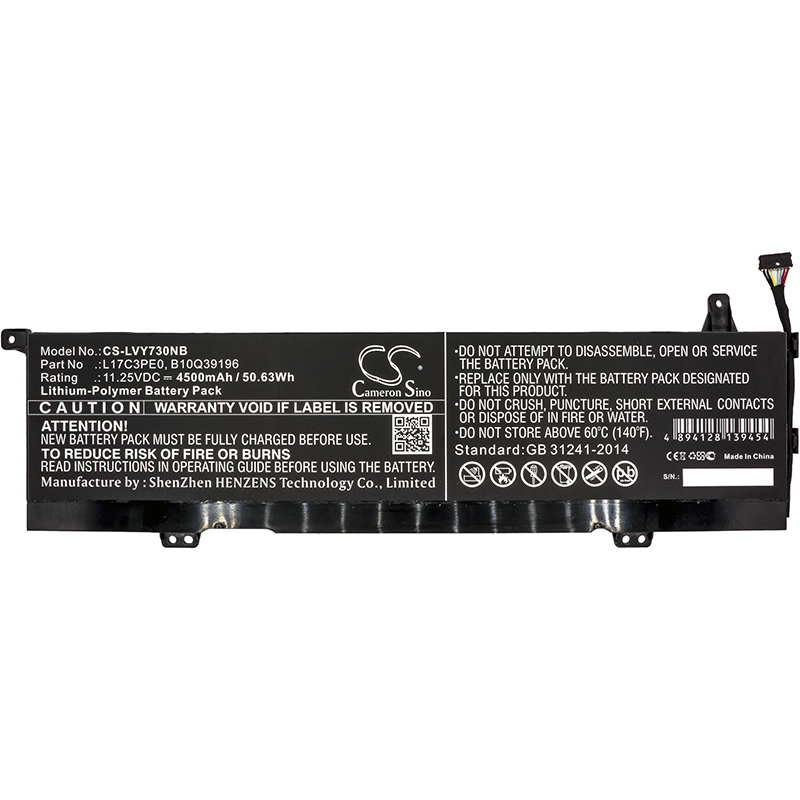Акумулятор Lenovo Yoga 730 15, Yoga 730-13IKB, YOGA 730-15, Yoga 730-15IKB, Yoga 730-15IKB(81CU000UUS), Yoga 730-15IWL, Yoga 730-15IWL-81JS, Yoga 730-15IWL-81JS000EGE, Yoga 730-15IWL-81JS000FGE, Yoga 730-15IWL-81JS000GGE, Yoga 730-15IWL-81JS000TMZ, - Зображення 3