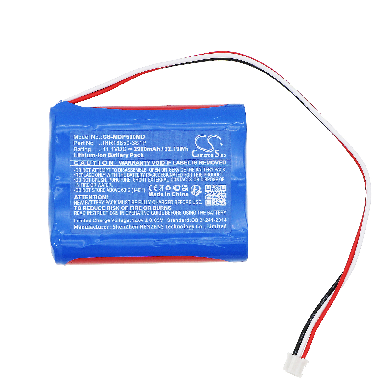 Акумулятор Medcaptain HP-30, HP-30 Syringe Pump, HP-60, SYS-50 - Зображення 3