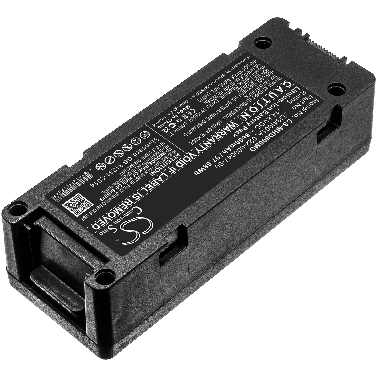 Акумулятор Mindray BeneHeart D6, BeneHeart DP-50, BeneHeart DP-50T, BeneHeart DP-50Vet, BeneHeart Z5, BeneHeart Z6, D6, D6 Defibrillator - Зображення 2