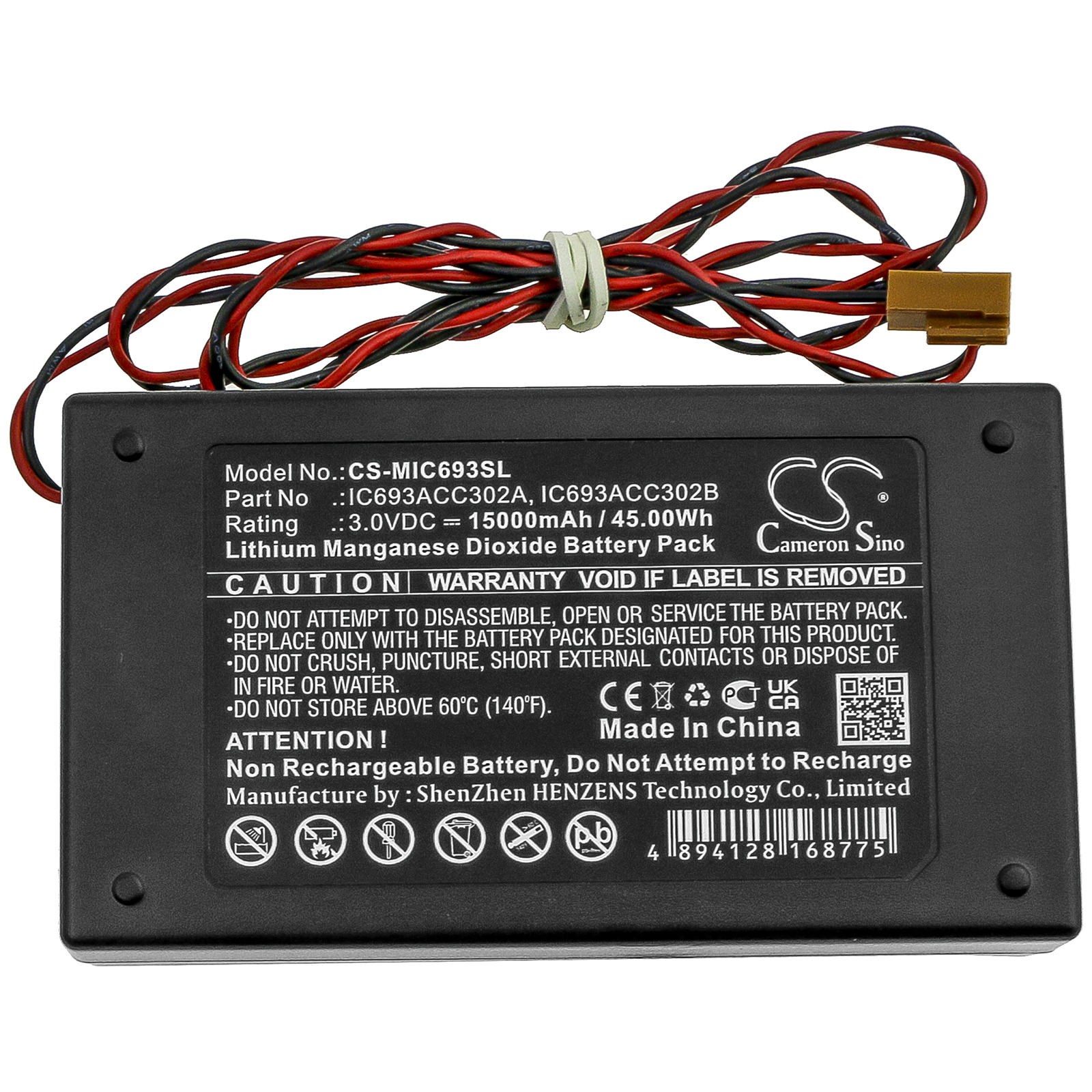 Акумулятор GE Fanuc IC693ACC302A, IC693ACC302B - Зображення 3