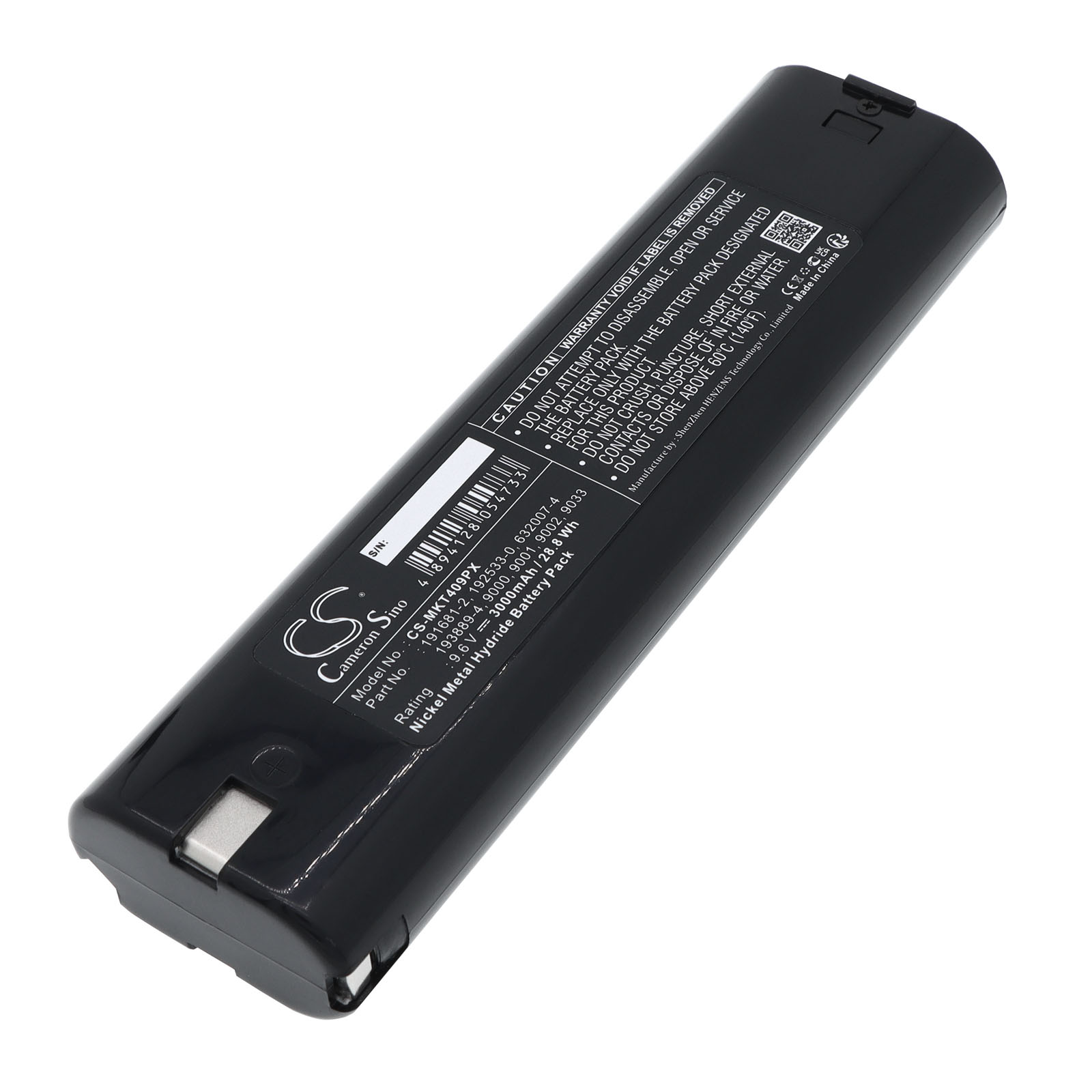 Акумулятор Makita 4000, 4093D, 4093DW, 4190D, 4190DB, 4190DW, 4190DWD, 4300D, 4300DW, 4390D, 4390DW, 5090D, 5090DW, 6000, 6012HD, 6012HDL, 6012HDW, 6092D, 6092DW, 6093D, 6093DW, 6094D, 6094DW, 6095D, 6095DQ, 6095DQ*, 6095DW, 6095DWBE, 6095DWDE,