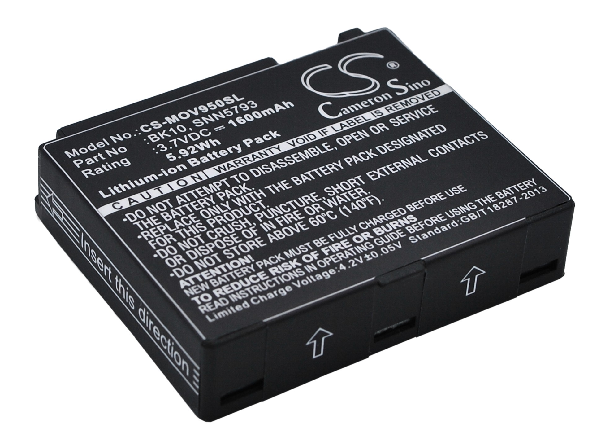 Акумулятор Motorola F2978A, i296, i335, i465 Clutch, i680 Brute, i876, i890, ic402 The Blend, ic502 The Buzz, ic602, V950 Renegade - Зображення 2