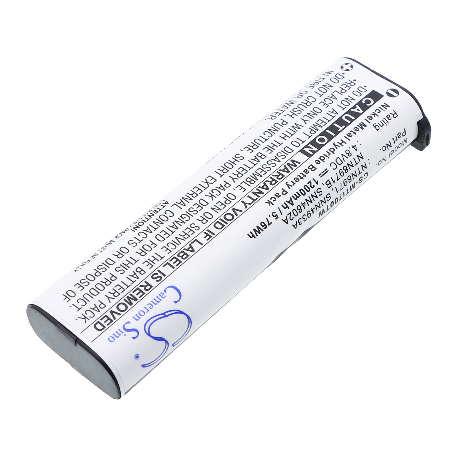 Акумулятор Motorola 53871, CP100, Handie Pro XTN, iDEN i500, KEBT082, MTRXU2100, MTRXU2600, MTRXV2100, Nextel I500 PLUS, Nextel I550, Nextel I700, Nextel I700 PLUS, T7000, T7100, T7200, Talkabout T7200, VX2600, XTN Radios, XTN446, XTN-446, XU1100, - Зображення 2