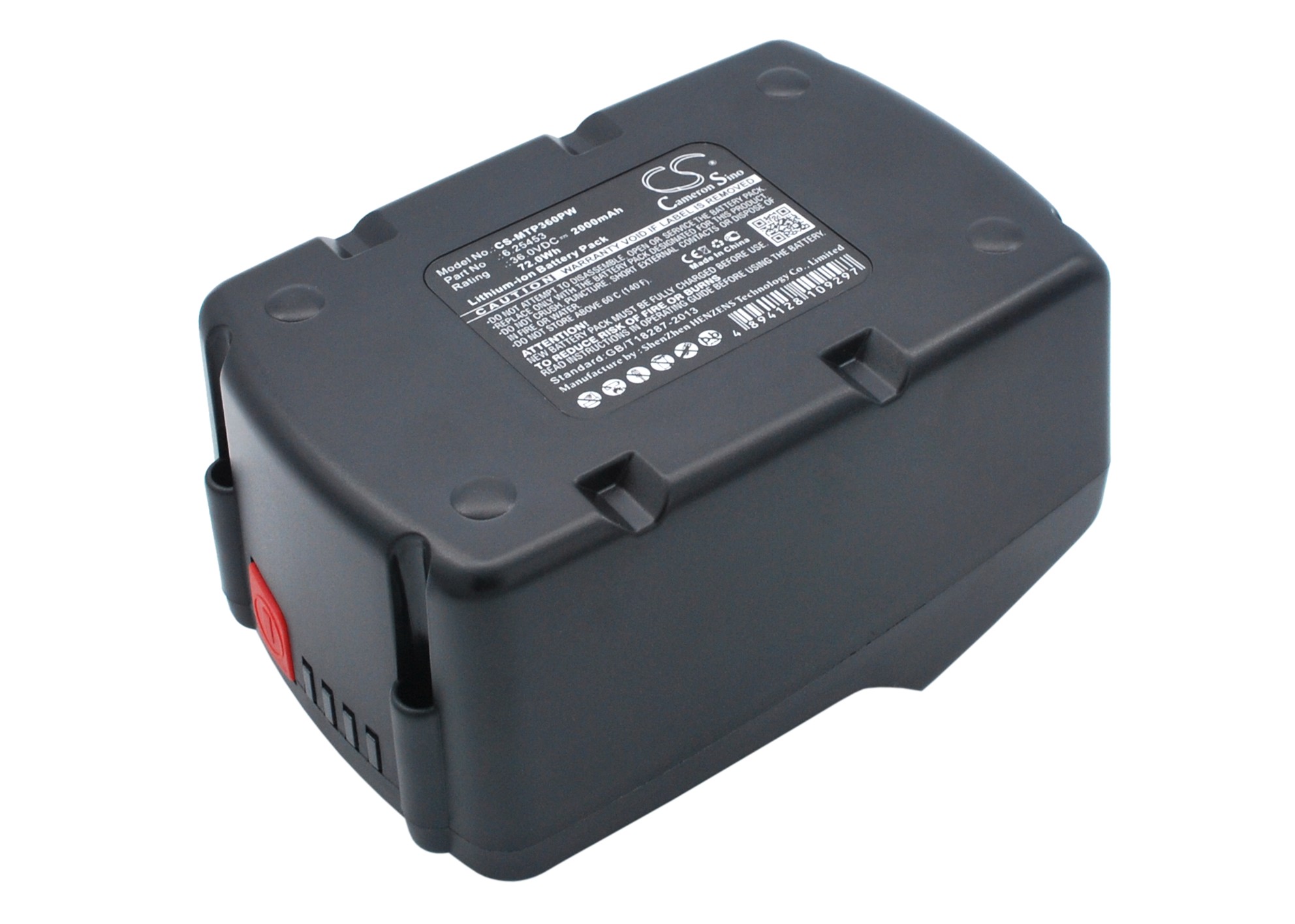 Акумулятор Metabo AHS 36V, AHS36V, BHA 36 LTX, BHA 36 LTX Compact, BHA36LTX