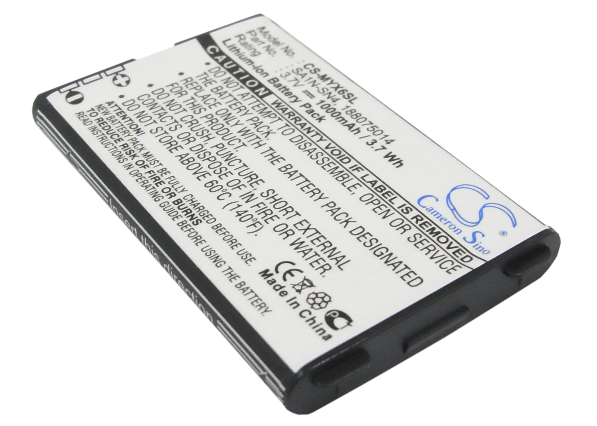 Акумулятор Sagem MYV65, MYV-65, MYV75, MYV-75, MYX6, MY-X6, MYX7, MY-X7, myXT Plus, myX-T Plus, OT260, OT290