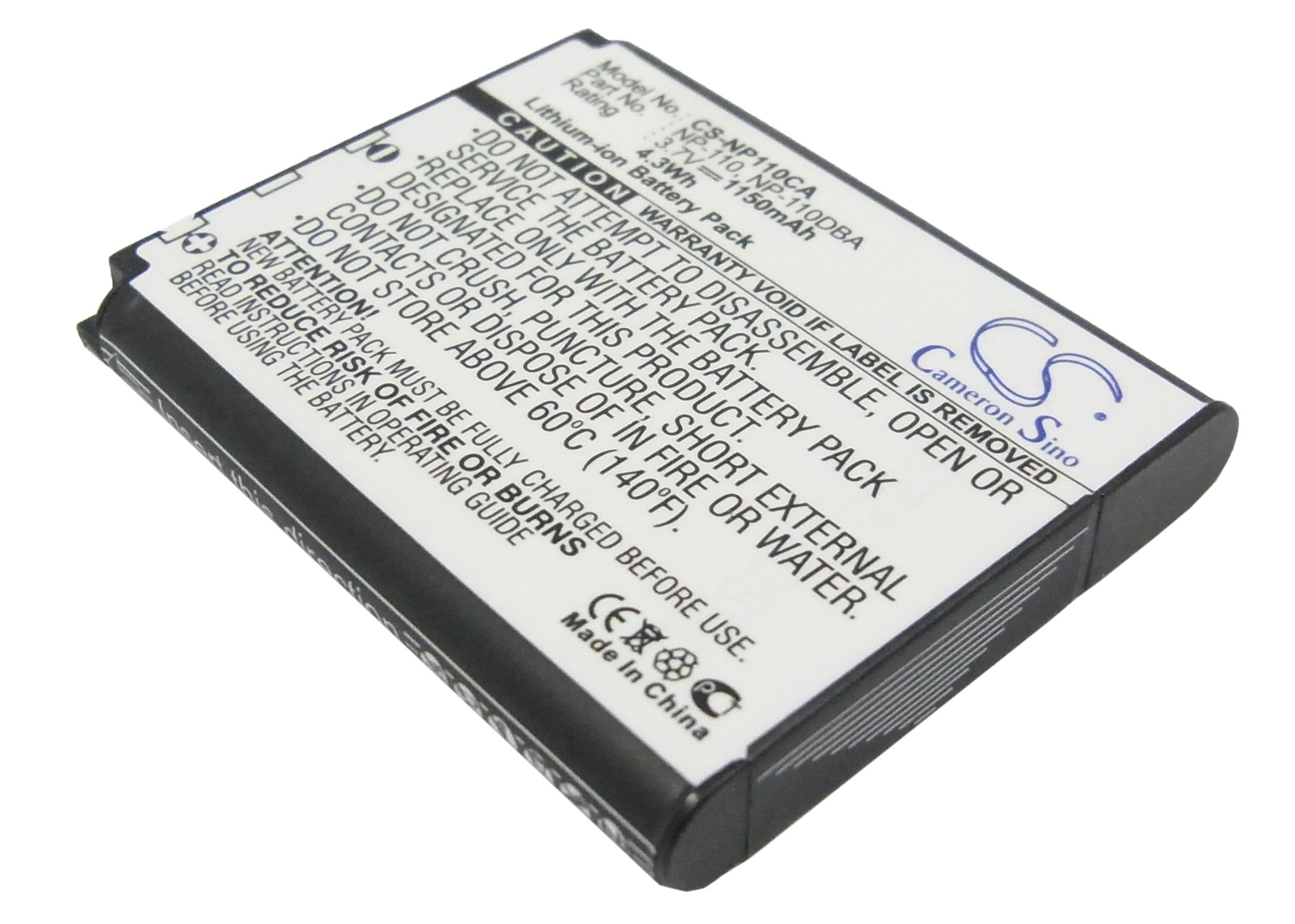 Акумулятор Casio Exilim EX-FC200S, Exilim EX-FC500S, Exilim EX-Z200, Exilim EX-Z2000, Exilim EX-Z2300, Exilim EX-Z3000, Exilim EX-ZR10, Exilim EX-ZR15, Exilim EX-ZR20, Exilim EX-ZR50, Exilim Pro EX-F1, Exilim Zoom EX-Z2000, Exilim Zoom EX-Z2000BK,