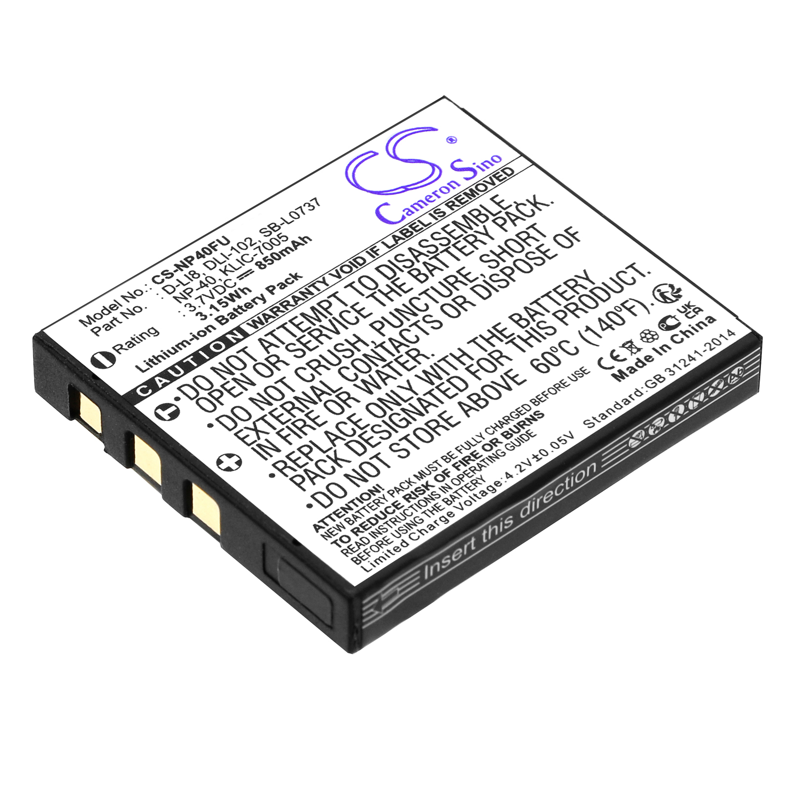 Акумулятор Fujifilm FinePix 455 Zoom, FinePix F402, FinePix F455, FinePix F455Zoom, FinePix F460, FinePix F460 Zoom, FinePix F470, FinePix F470 Zoom, FinePix F480, FinePix F610, FinePix F610 Zoom, FinePix F650, FinePix F650 Zoom, FinePix F700,