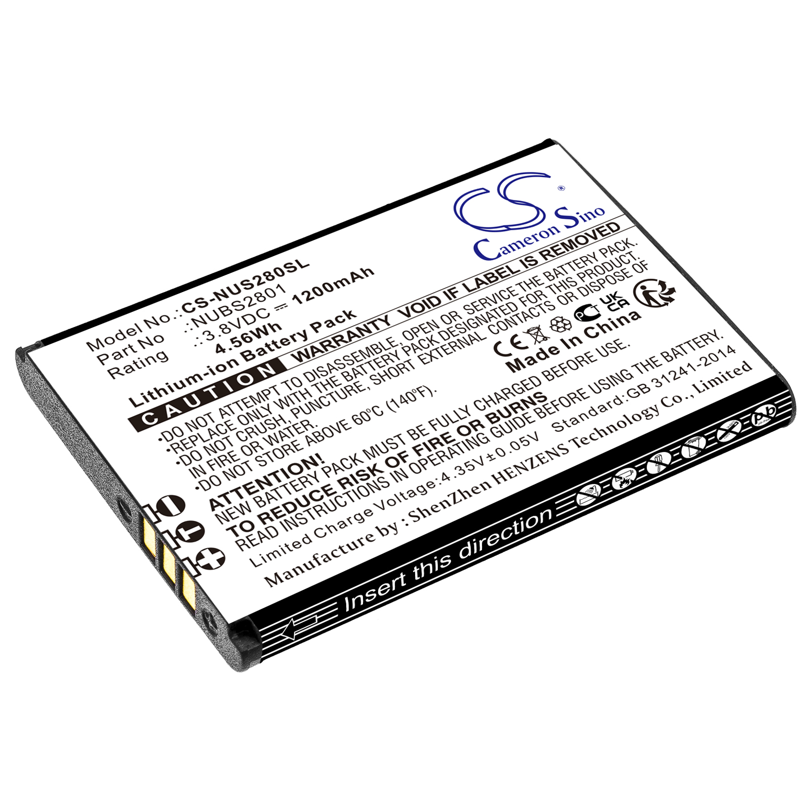 Акумулятор NUU Mobile F4L 4G LTE, S2801L