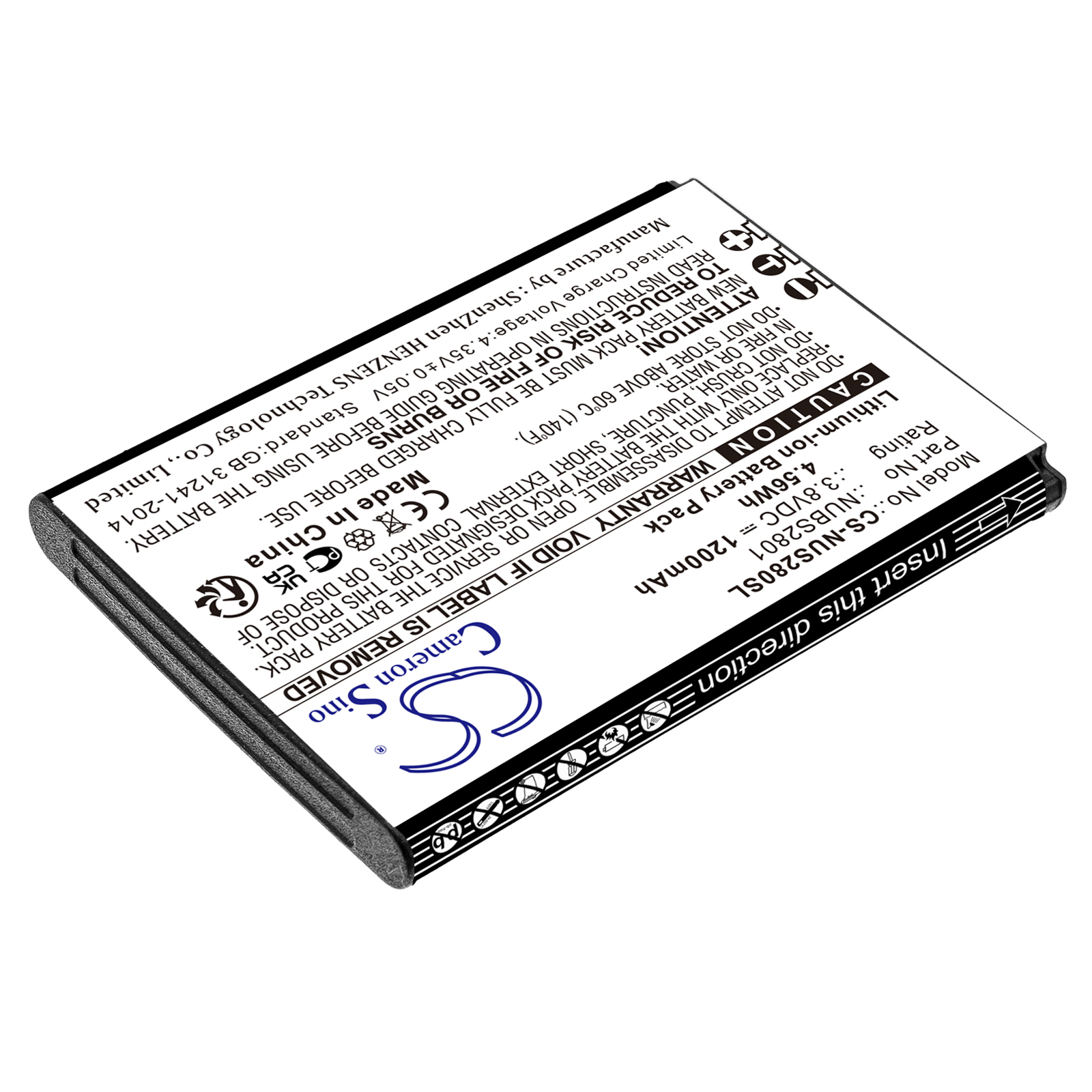 Акумулятор NUU Mobile F4L 4G LTE, S2801L - Зображення 2