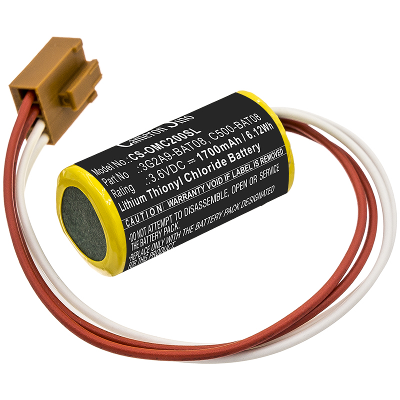 Акумулятор Omron C1000H, C1000HF, C120, C120F, C20, C2000H, C20P, C20PF, C28P, C28PF, C40P, C40PF, C500, C500F, C50K, C60K, C60P, C60PF, CQM1, CV1000, CV1M, CV500, CVM1D, GT600