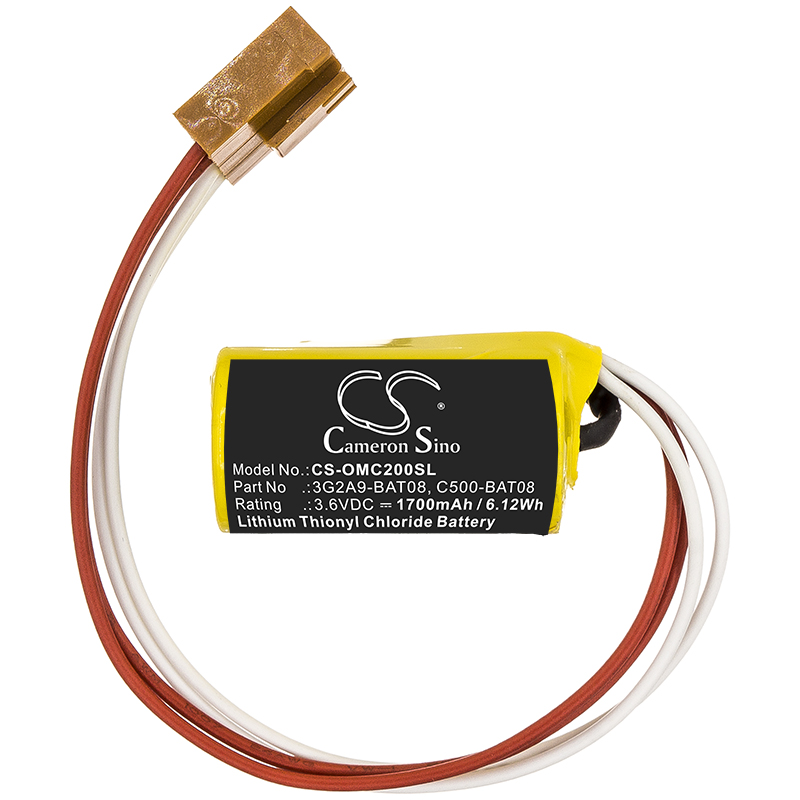 Акумулятор Omron C1000H, C1000HF, C120, C120F, C20, C2000H, C20P, C20PF, C28P, C28PF, C40P, C40PF, C500, C500F, C50K, C60K, C60P, C60PF, CQM1, CV1000, CV1M, CV500, CVM1D, GT600 - Зображення 3