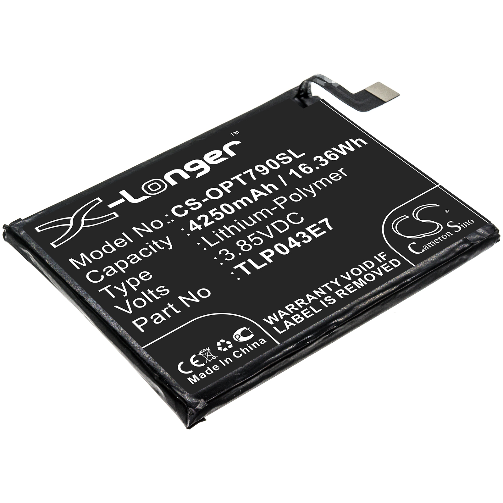 Акумулятор Alcatel T790H, T790S, T790W, T790Y, T790Z