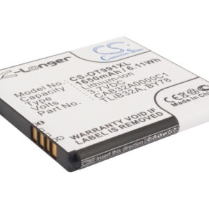 Акумулятор Alcatel One Touch 6010, One Touch 6010D, One Touch 916, One Touch 916D, One Touch 991, One Touch 991 Play, One Touch 991D, One Touch 992, One Touch 992D, One Touch Star, OT-6010, OT-6010D, OT-916, OT-916D, OT-991, OT-991 Play, OT-991D,