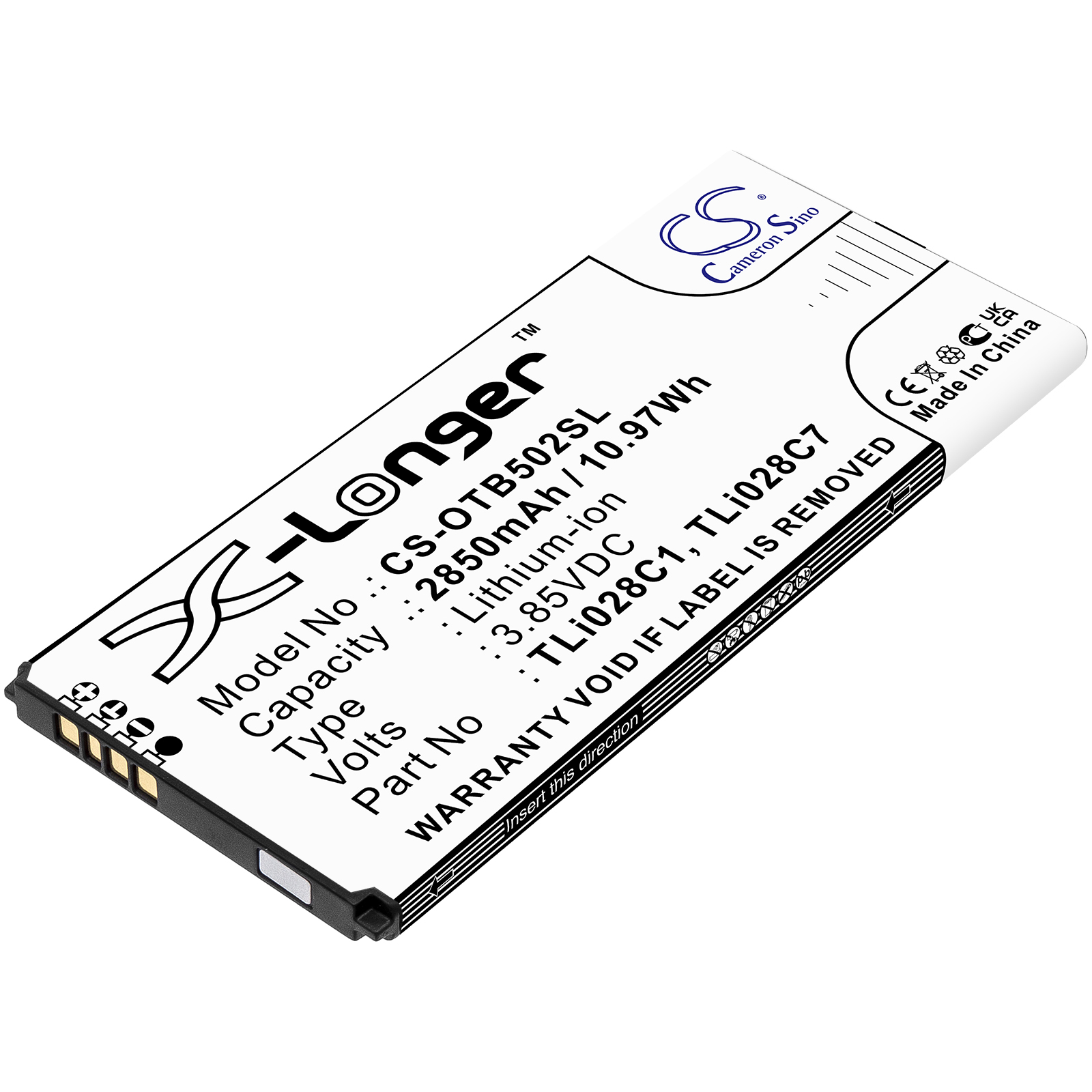 Акумулятор Alcatel 1B 2020, OT-5002A, OT-5002D, OT-5002D_EEA, OT-5002F, OT-5002H, OT-5002H_EEA, OT-5002I, OT-5002M, OT-5002R, OT-5002S, OT-5002X