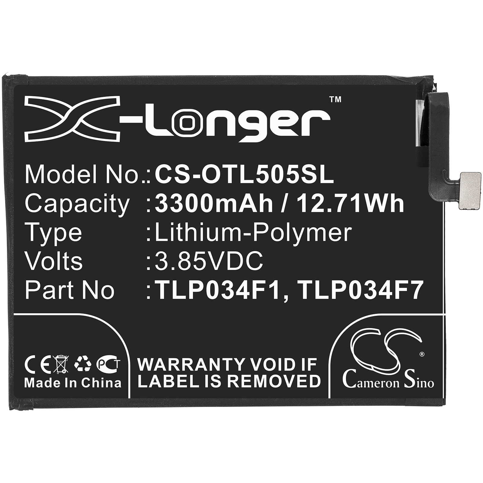 Акумулятор Total Wireless A2X, A508DL - Зображення 3