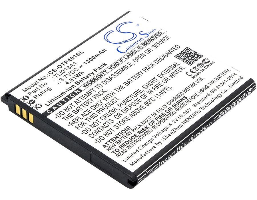 Акумулятор Alcatel One Touch Pixi 4 3.5, OT-4017, OT-4017A, OT-4017D, OT-4017F, OT-4017G, OT-4017S, OT-4017X