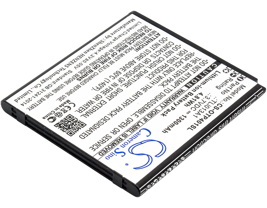 Акумулятор Alcatel One Touch Pixi 4 3.5, OT-4017, OT-4017A, OT-4017D, OT-4017F, OT-4017G, OT-4017S, OT-4017X - Зображення 2