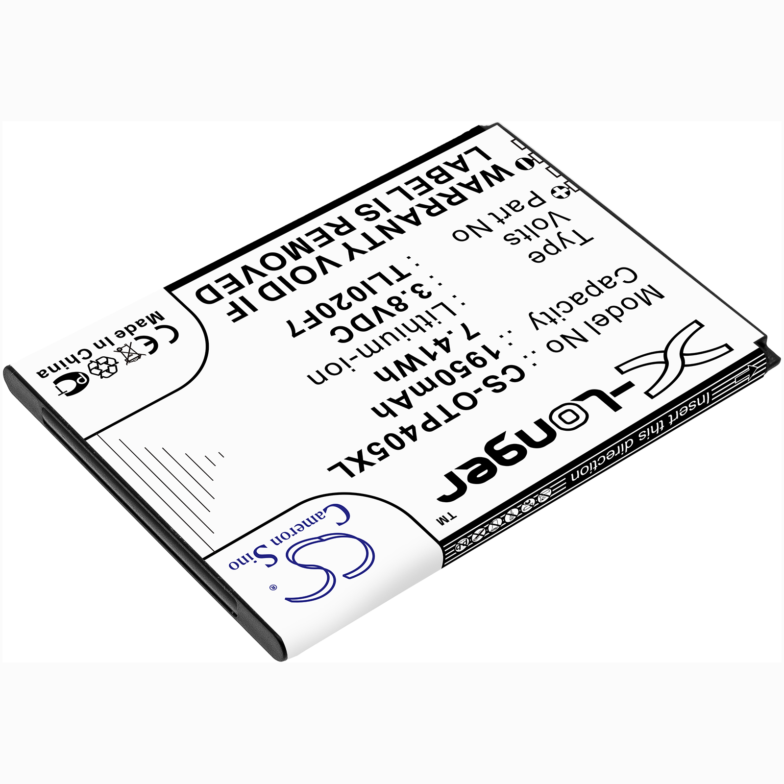 Акумулятор Alcatel One Touch 4 5.0, One Touch Pixi 4 (5), One Touch Pixi 4 5, OT-5045, OT-5045A, OT-5045D, OT-5045J, OT-5045T - Зображення 2