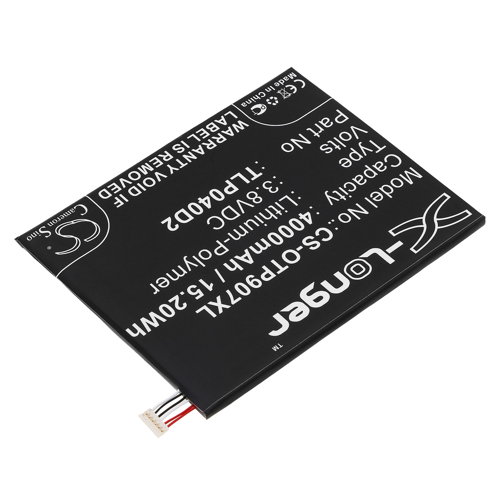 Акумулятор Alcatel 9007T, One Touch Pixi 3 7, OT-9007 - Зображення 2
