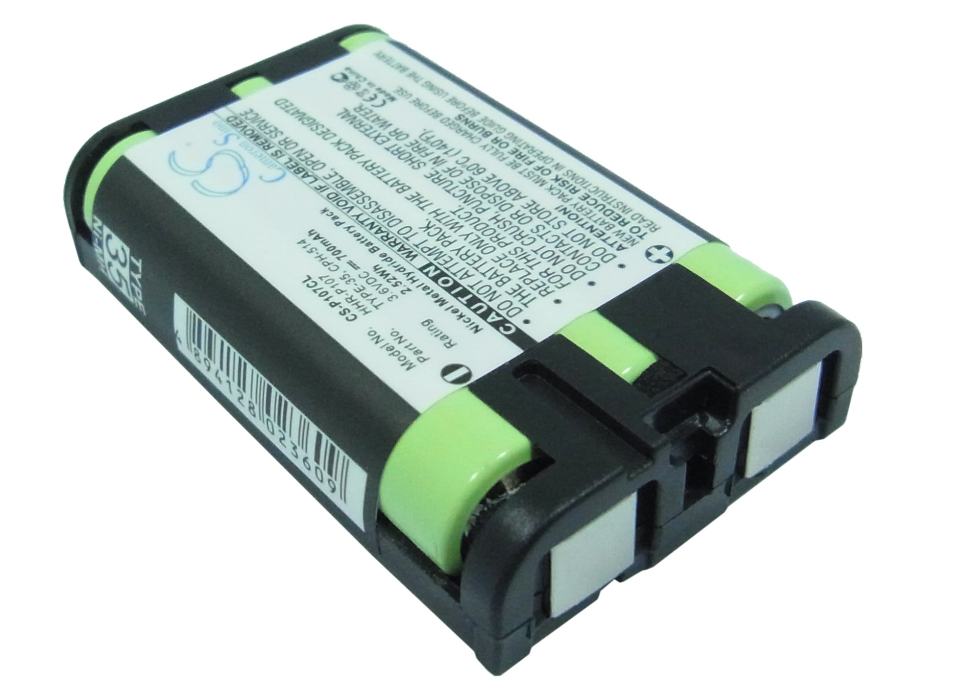 Акумулятор Panasonic BB-GT1500, BB-GT1502, BB-GT1520, BB-GT1522, BB-GT1540, KX-FPG376, KX-FPG381, KX-TG2205W, KX-TG2215B, KX-TG2217S, KX-TG2227S, KX-TG2237S, KX-TG2239S, KX-TG2247S, KX-TG2257S, KX-TG2267B, KX-TG2267S, KX-TG2700S, KX-TG2720S, - Зображення 2