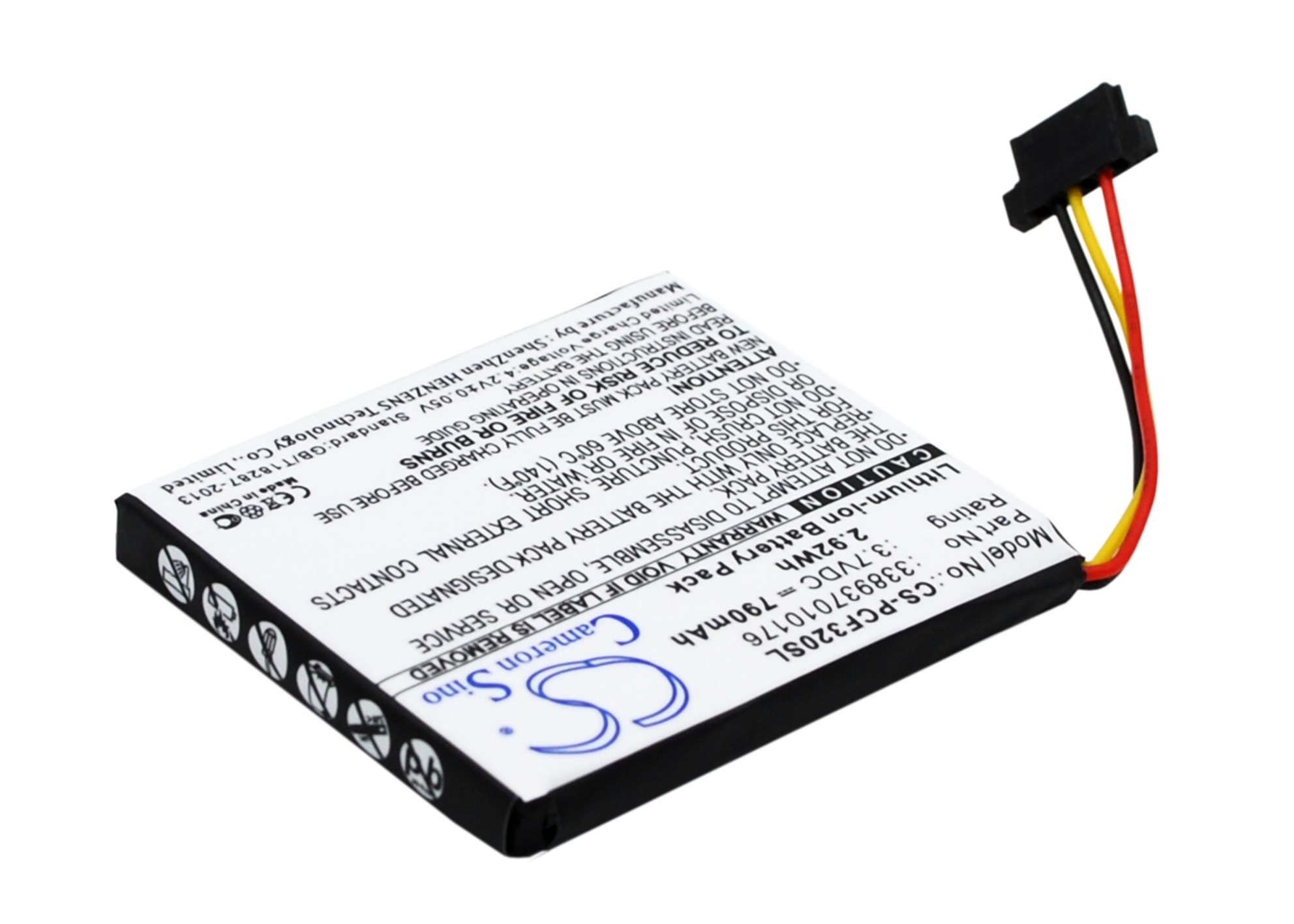Акумулятор Pioneer AVIC-F AVIC-U, AVIC-F220, AVIC-F310BT, AVIC-F320BT, AVIC-F3210BT, AVIC-U220 - Зображення 3