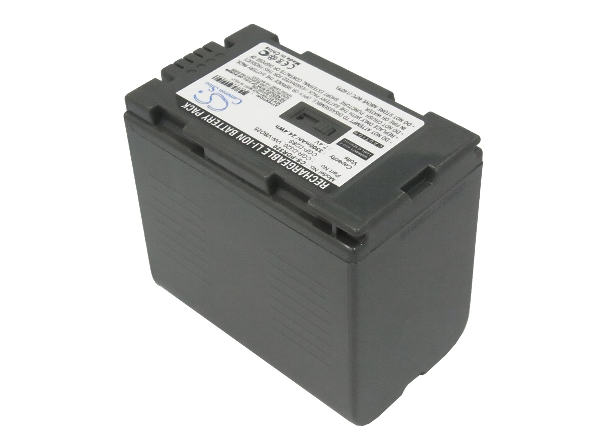 Акумулятор Panasonic AG-DVC15, CGR-D28A/1B, CGR-D28SE/1B, CGR-D320A/1B, CGR-D320E/1B, NVDA1B, NV-DA1B, NV-DS12B, NV-DS15, NV-DS150B, NV-DS3, NV-DS33, NV-DS55, NV-DS77B, NV-DS8, NV-DS99, NV-EX1B, NVEX3, NV-EX3, PV-BP8, PV-DV100, PV-DV100K, PV-DV200, - Зображення 2
