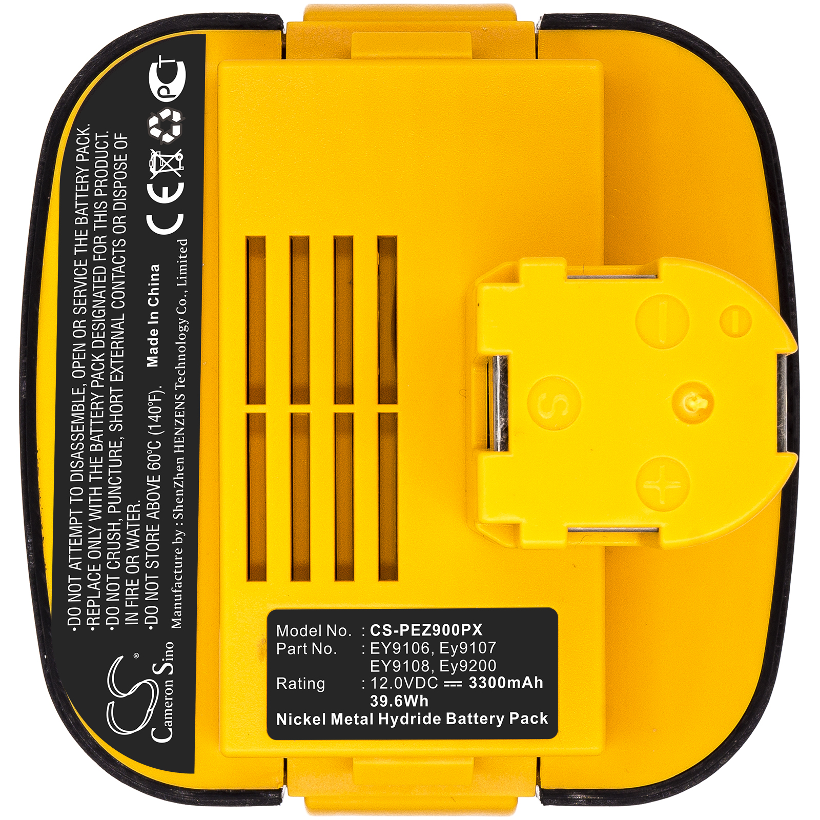 Акумулятор Panasonic EY3000, EY3502FQMKW, EY3502NQ, EY3503FQWKW, EY3550DQG, EY3790, EY3790B, EY3794B, EY6000, EY6100, EY6100FQKW, EY6101FQKW, EY6102CRKW, EY6105YQW, EY6107, EY6405, EY6405FQKW, EY6406, EY6406FQKW, EY6406NQKW, EY6407, EY6407NQKW, - Зображення 3
