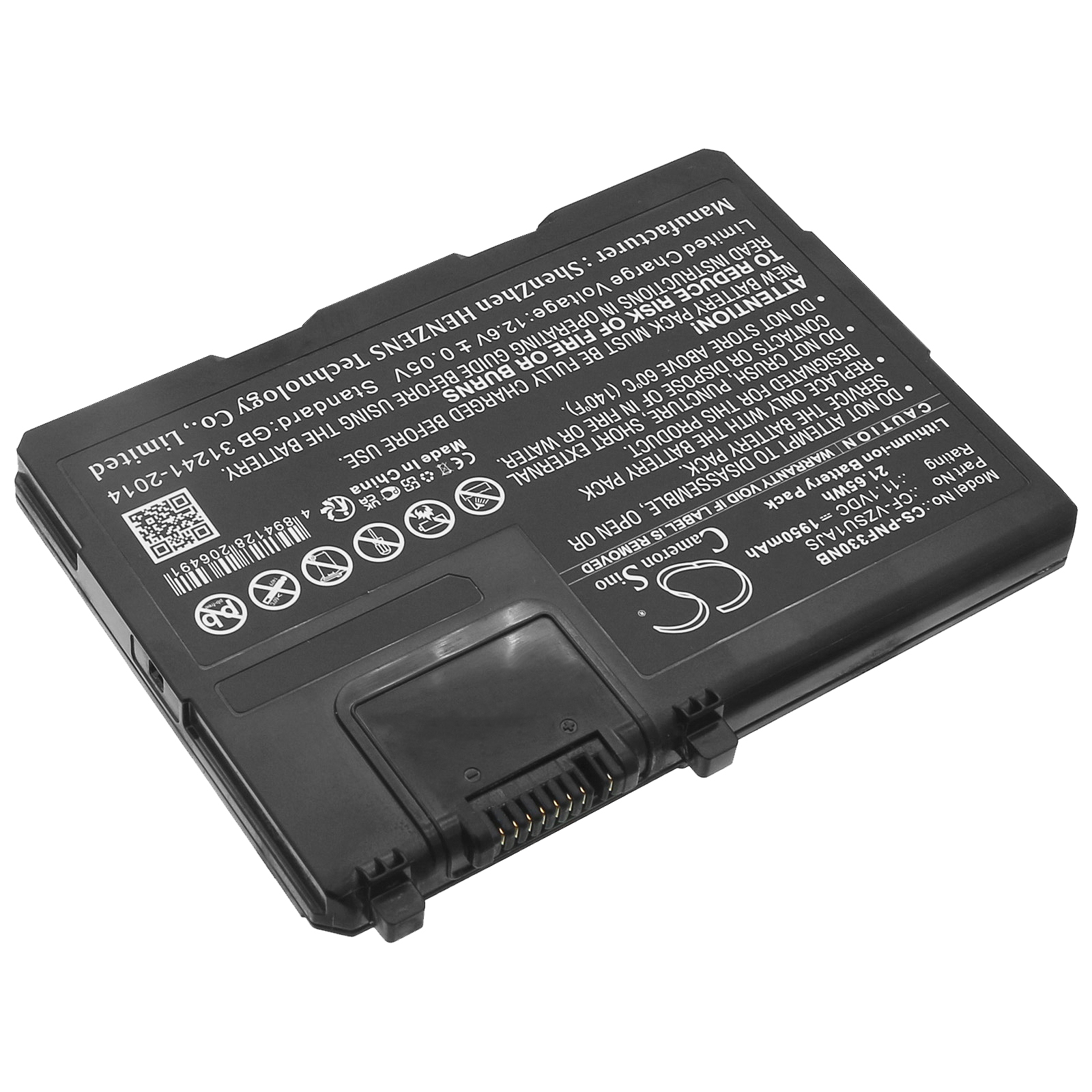 Акумулятор Panasonic Toughbook CF-33, Toughbook CF-33AEHFATG, Toughbook CF-33AEHFZTG, Toughbook CF-33AEHFZTN, Toughbook CF-33AEHGATG, Toughbook CF-33AEQGATG, Toughbook CF-33LEHFAT3, Toughbook CF-33LEHGAT3, Toughbook CF-33LEQGAT3, Toughbook CF-33mk1 - Зображення 2