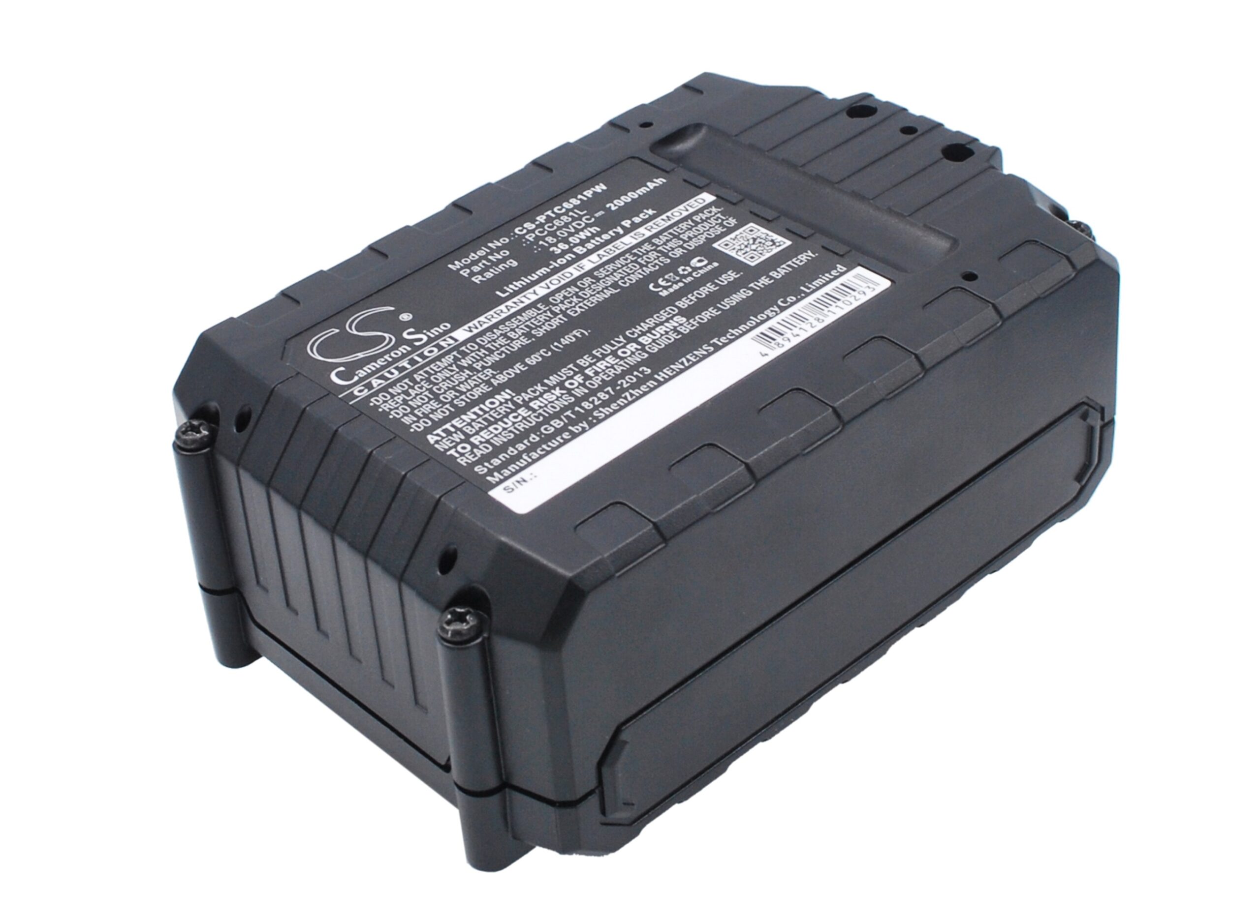 Акумулятор Black & Decker ASD18 Typ 1, ASD18 Typ 2, ASD184 Typ 1, ASD184 Typ 2, ASL186 H1, ASL186K, ASL188 H1, ASL188K, BCD001 H1, BCD001 H2, BCD002 H1, BCD002 H2, BCD003 Typ 1, BCD700S H1, BDASB18 H1, BDC120VA100, BDCCS18 Typ 1, BDCD18H1, BDCDC18