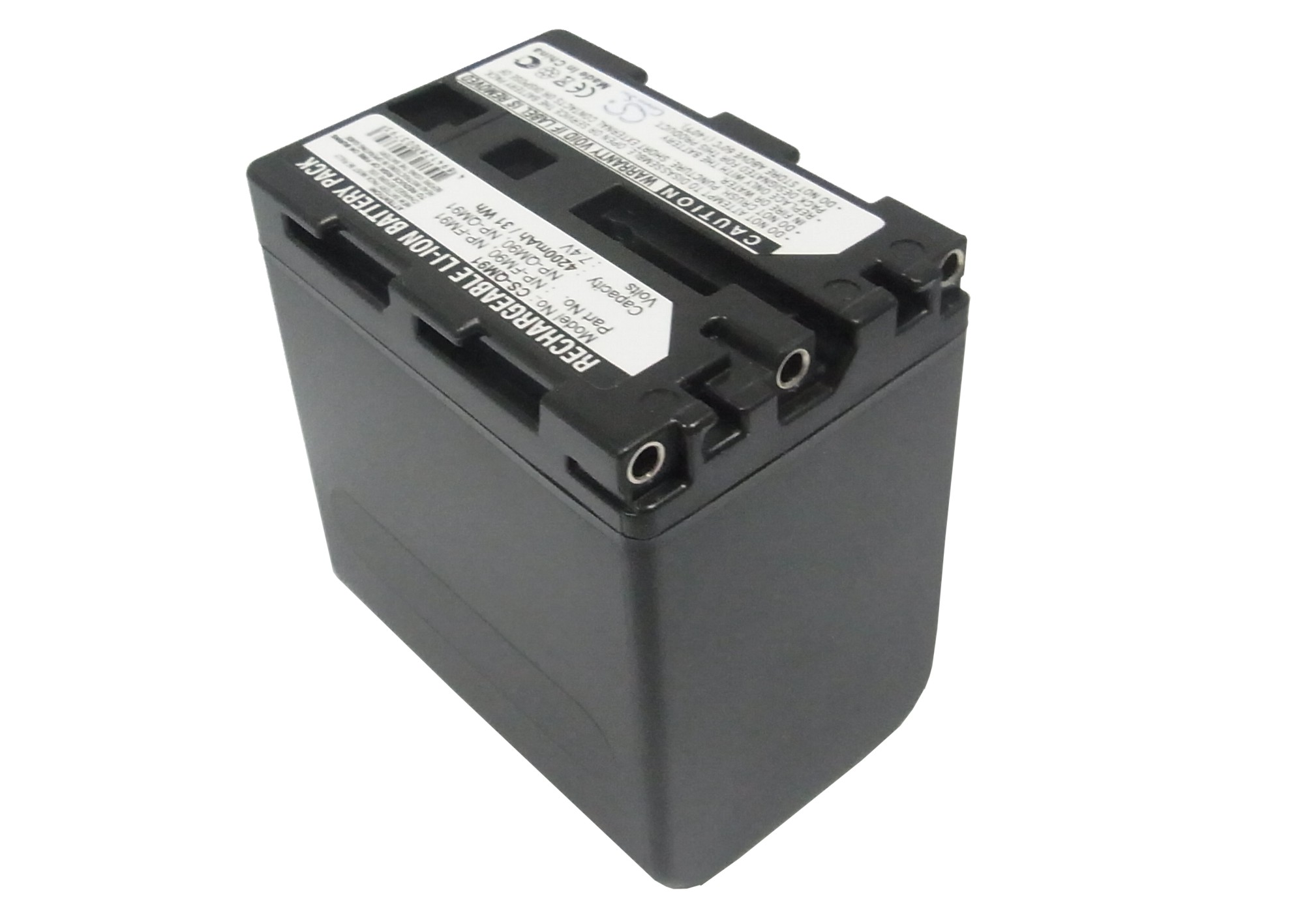 Акумулятор Sony CCD-TRV108, CCD-TRV118, CCD-TRV128, CCD-TRV138, CCD-TRV308, CCD-TRV318, CCD-TRV328, CCD-TRV338, CCD-TRV608, DCR-DVD100, DCR-DVD101, DCR-DVD200, DCR-DVD201, DCR-DVD300, DCR-DVD301, DCR-HC88, DCR-PC100, DCR-PC101, DCR-PC105, DCR-PC110, - Зображення 2