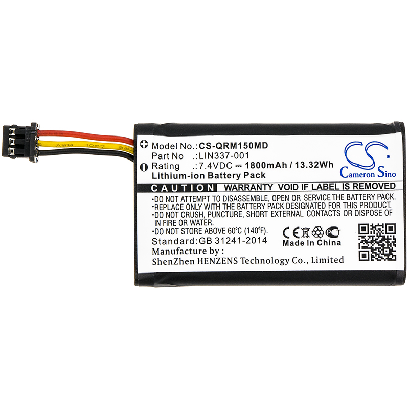 Акумулятор QCore 15029-000-0001, 15031-000-0001, 15032-000-0001, 15033-000-0001, 15038-043-0001, 15039-000-001, Sapphire Epidural, Sapphire Multi-Therapy, Sapphire PCA, Sapphire TPN, SapphireH100, SapphirePlus - Зображення 3