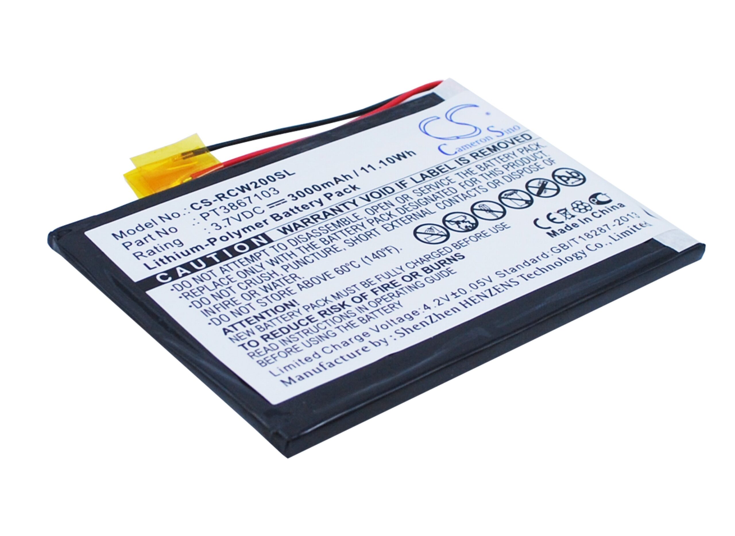 Акумулятор RCA RCT6077W2