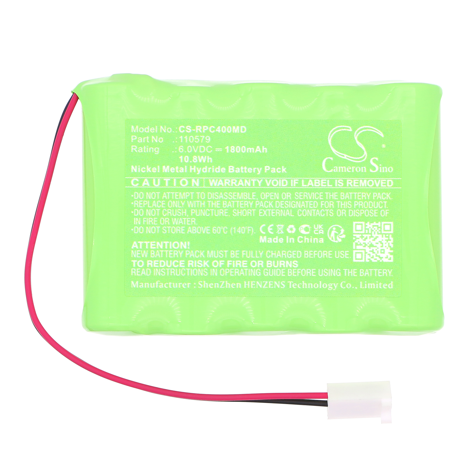 Акумулятор Respironics 60 monitor, Caradyne Criterion 40, Criterion 40, Criterion 40 Airway Pressure M, Criterion 40 Monitor, Criterion 60 Airway Pressure M, Criterion 60 Monitor, Whisperflow - Зображення 3