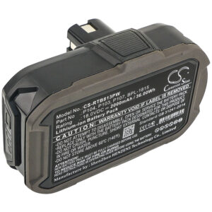 Акумулятор Ryobi BID-1801M, BID-180L, BID1821, BIW180, CAD-180L, CAG-180M, CAP-1801M, CCC-1801M, CCC-180L, CCD-1801, CCG-1801M, CCG-180L, CCS-1801/DM, CCS-1801/LM, CCS-1801D, CCS-1801LM, CCW-180L, CDA1802, CDA18021B, CDA-18021B, CDA18022B, CDA1802M,