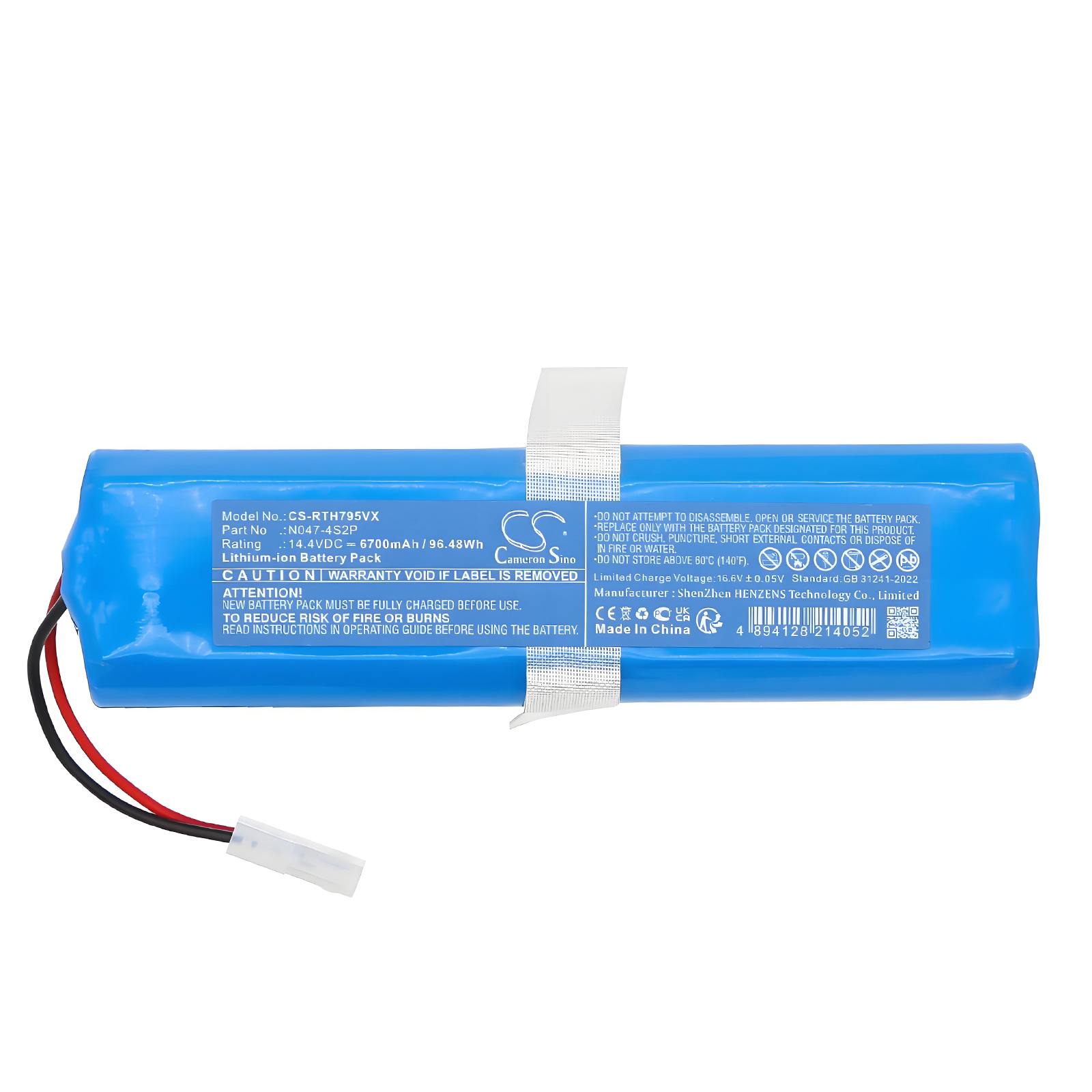 Акумулятор Rowenta RG7975WH/NS0, RG7987WH/NS0, RR7935WH, RR7935WH-NS0, RR7947WH/NS0, RR7975WH/NS0, RR7987WH/NS0, X-Plorer Series 95 - Зображення 3